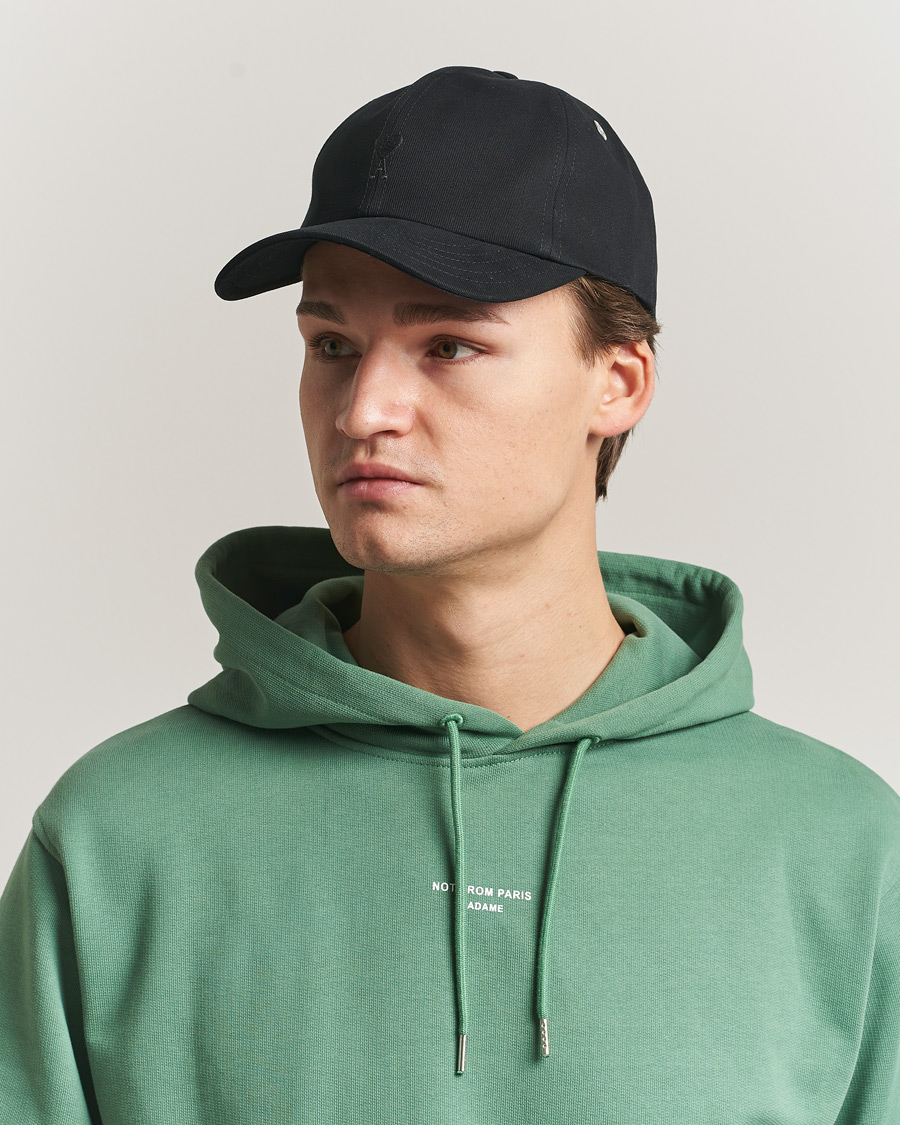 Herre | Hatter og capser | AMI | Black Heart Logo Cap Black