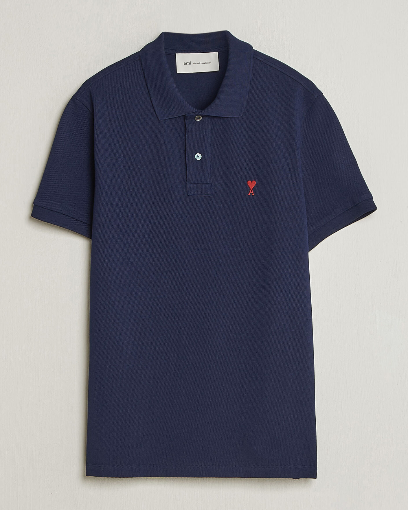 Herre | Pikéer | AMI | Heart Logo Polo Navy