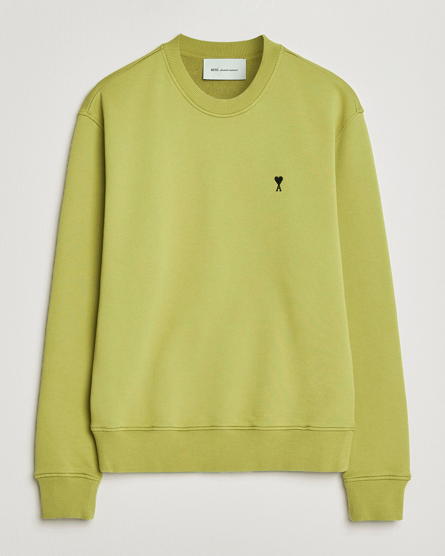 Herre | Gensere | AMI | Contrast Heart Logo Sweatshirt Matcha