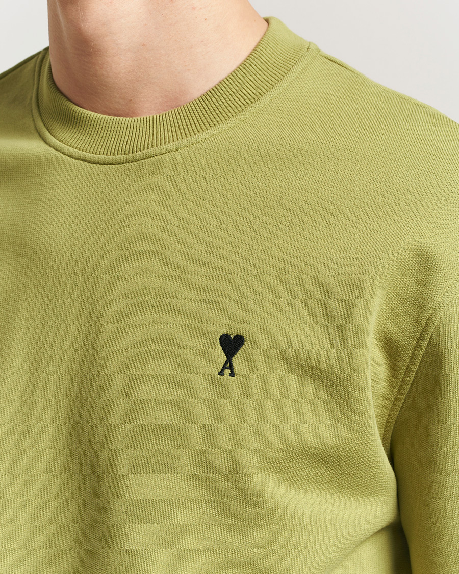 Herre | Gensere | AMI | Contrast Heart Logo Sweatshirt Matcha