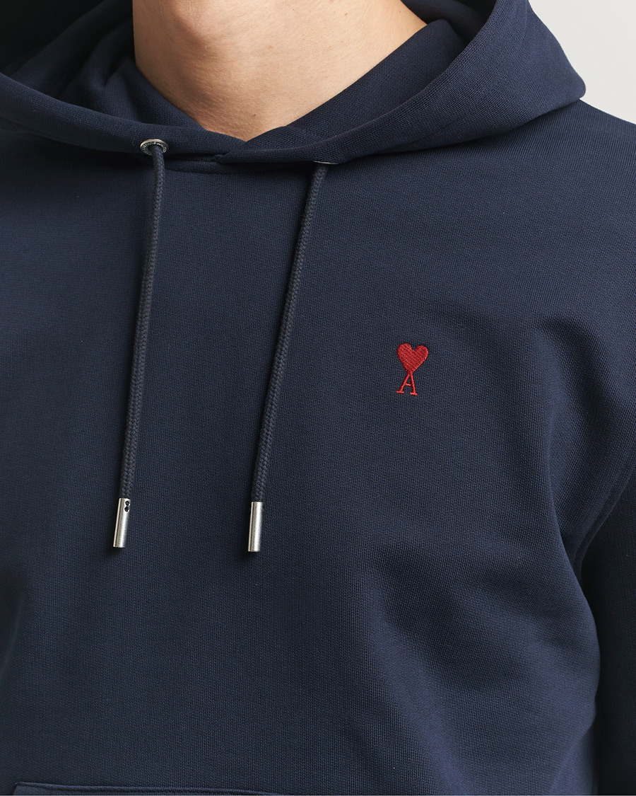 Herre | Gensere | AMI | Heart Logo Hoodie Navy