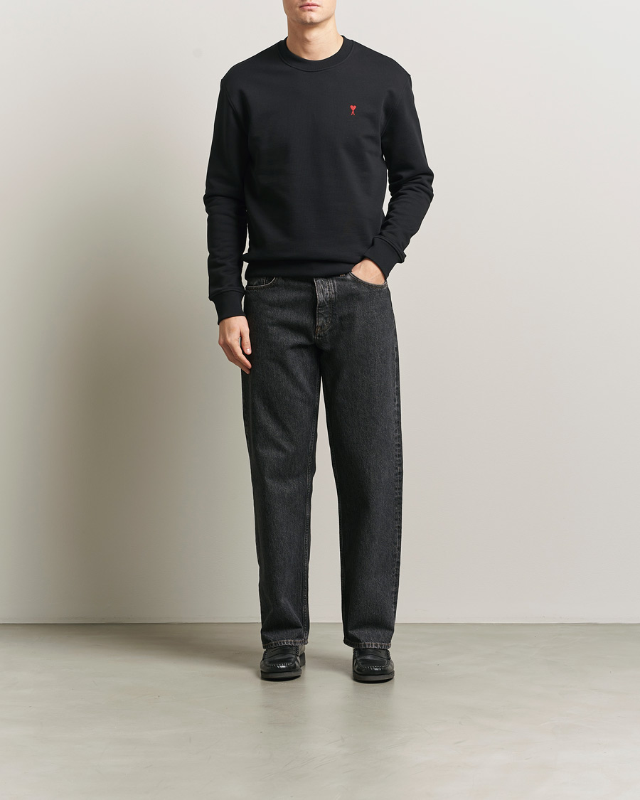 Herre | Gensere | AMI | Heart Logo Sweatshirt Black