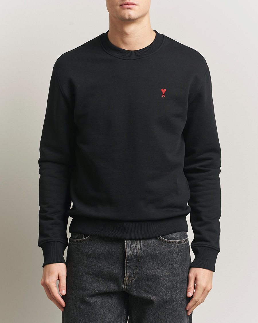 Herre | Gensere | AMI | Heart Logo Sweatshirt Black