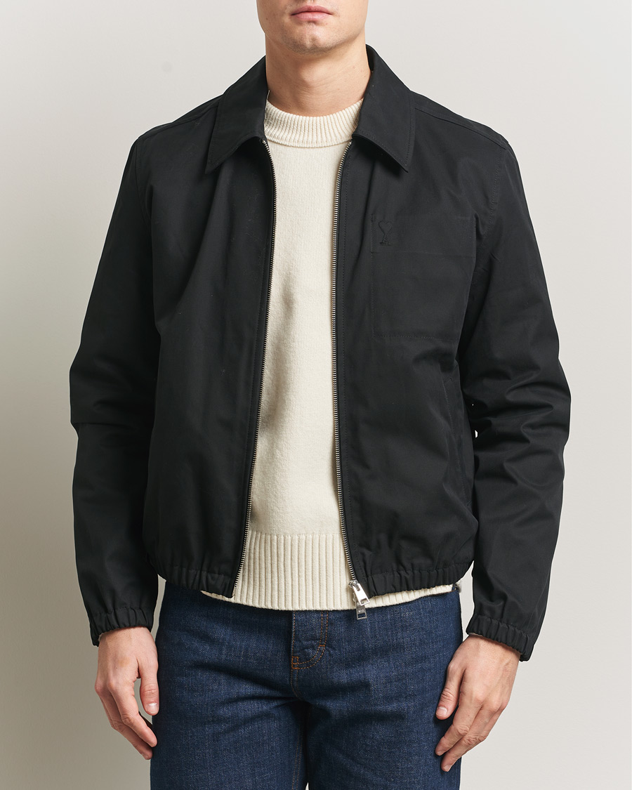Herre | Jakker | AMI | Zipped Jacket Black