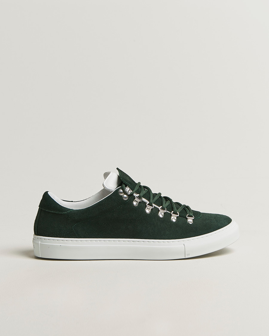 Herre | Sneakers | Diemme | Marostica Low Sneaker Bottle Green Suede