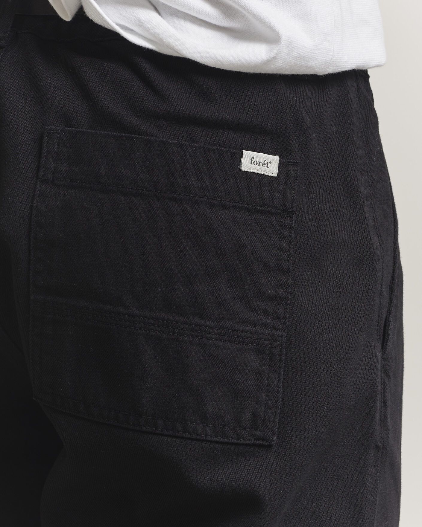Herre | Bukser | Forét | Clay Twill Pants Black