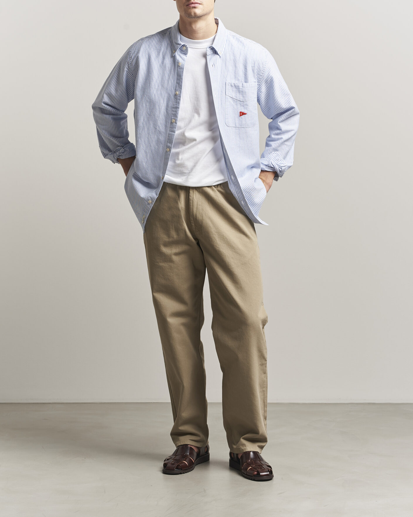Herre | Bukser | Forét | Clay Twill Pants Khaki