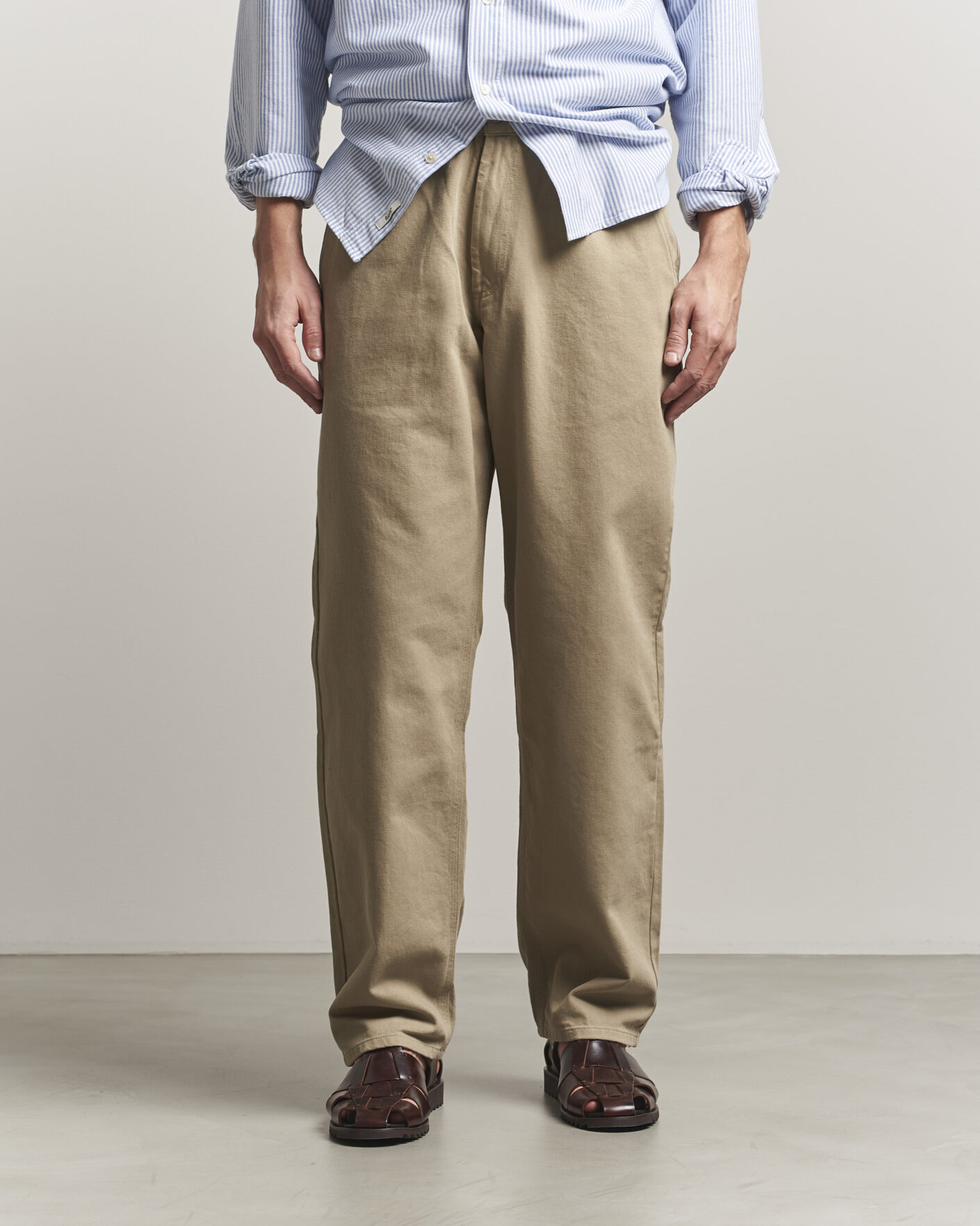 Herre | Bukser | Forét | Clay Twill Pants Khaki
