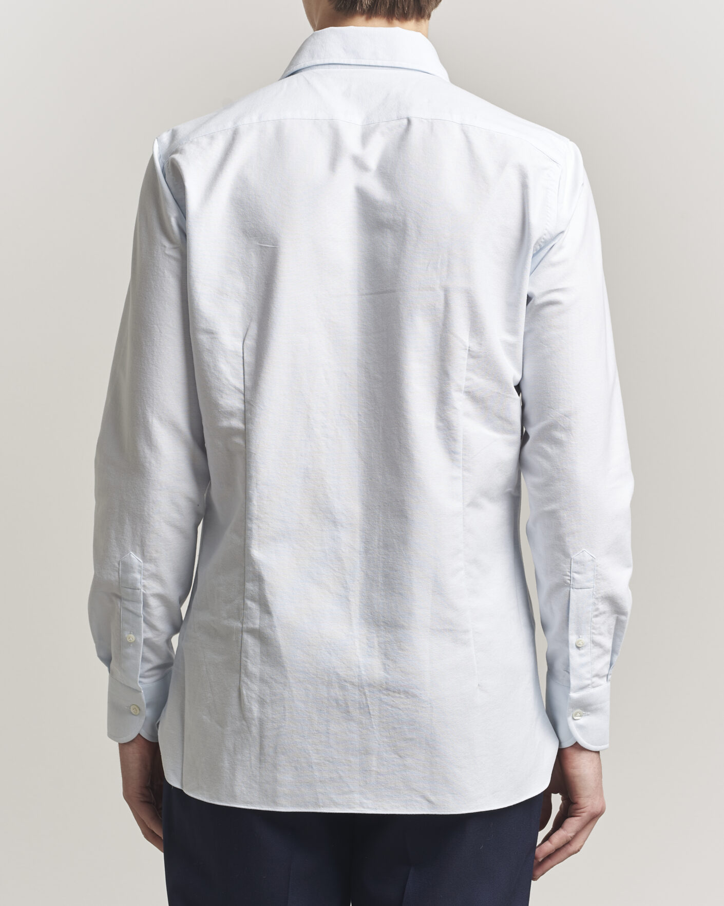 Herre | Skjorter | 100Hands | Washed Oxford Shirt Light Blue