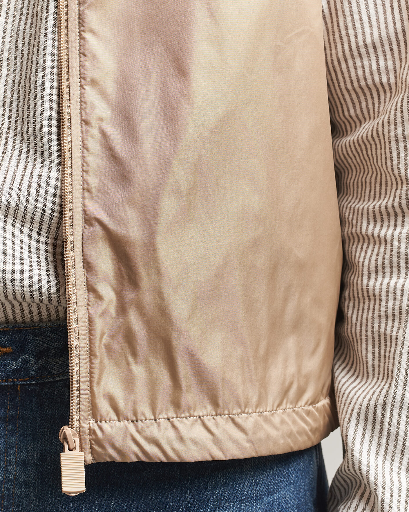 Herre | Vester | Aspesi | Vernes Nylon Gilet Beige