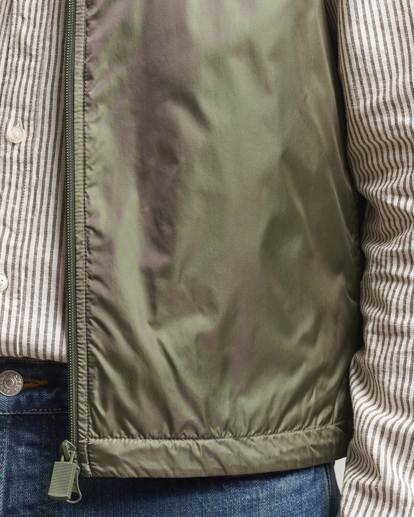 Herre | Vester | Aspesi | Vernes Nylon Gilet Olive