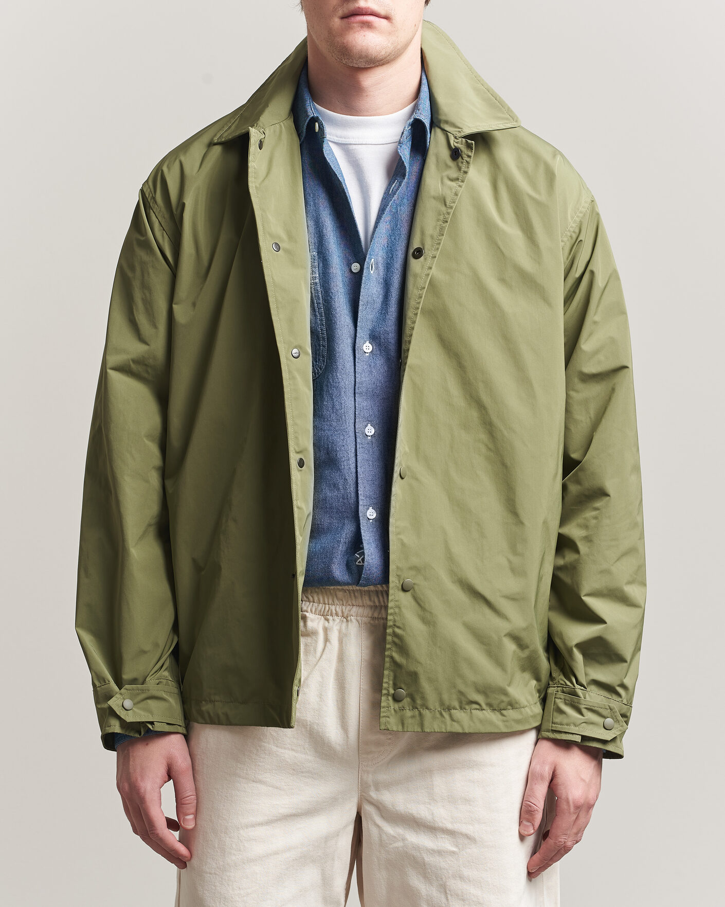Herre | Jakker | Aspesi | Pollard Varsity Jacket Olive