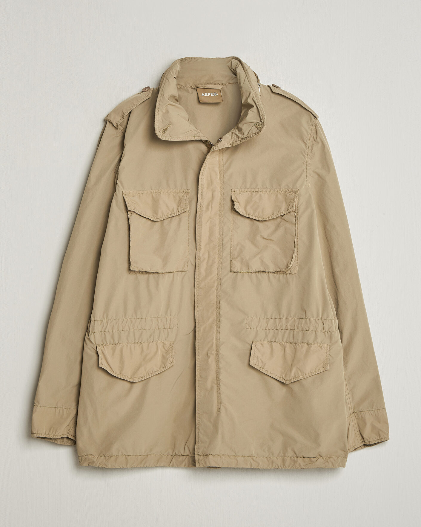 Herre | Jakker | Aspesi | Garment Dyed Field Jacket Sand
