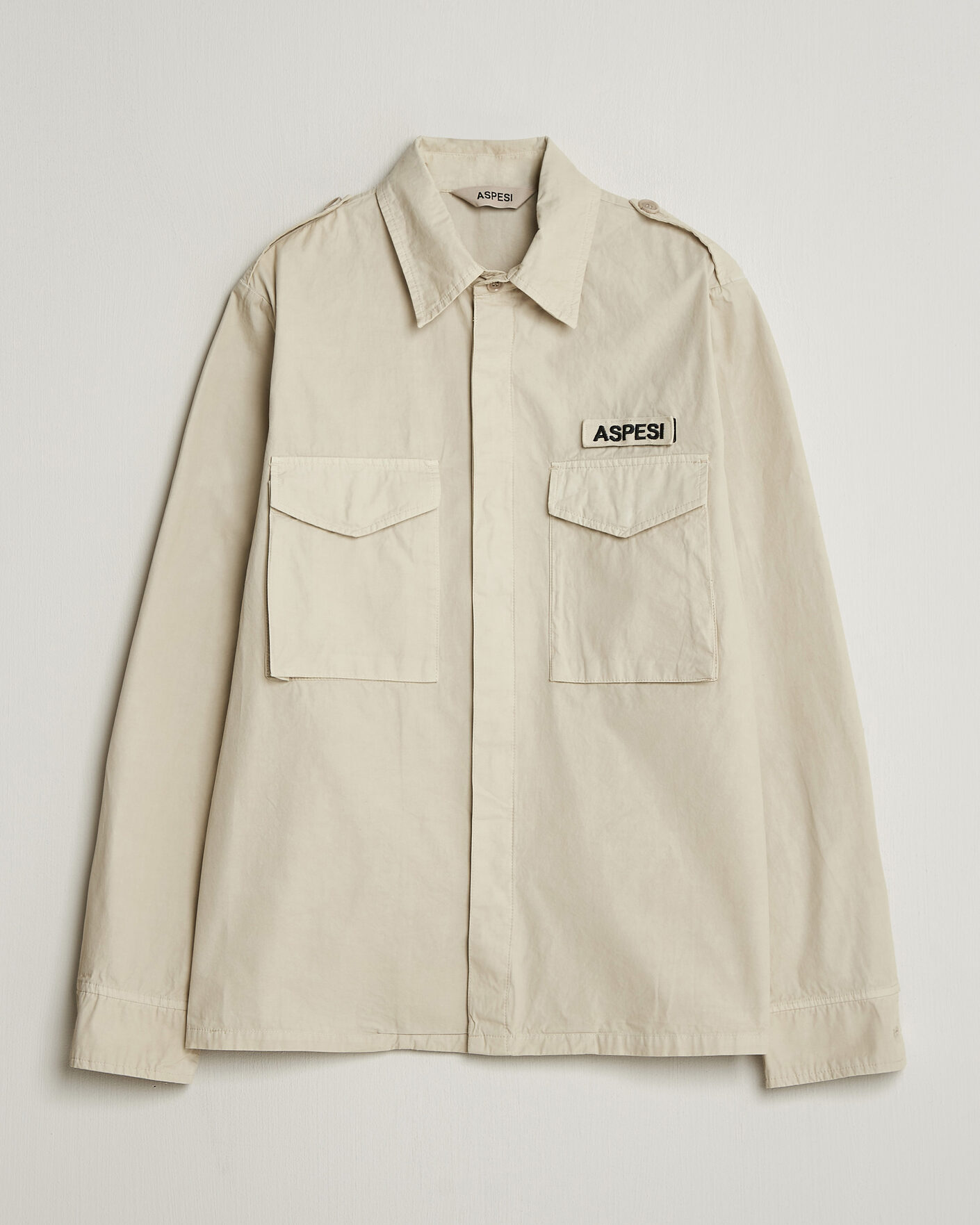 Herre | Jakker | Aspesi | Cotton Field Shirt Sand
