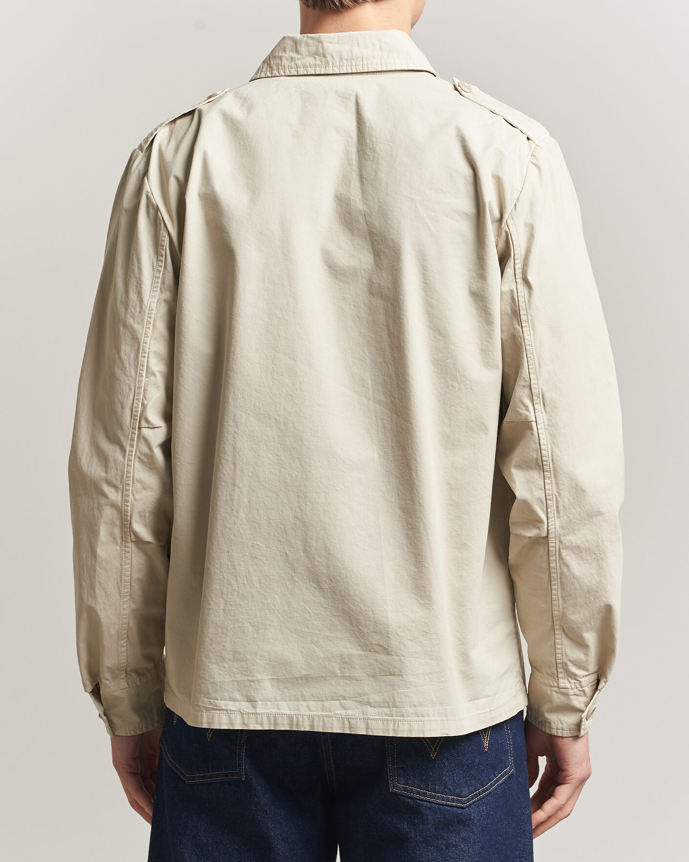 Herre | Jakker | Aspesi | Cotton Field Shirt Sand