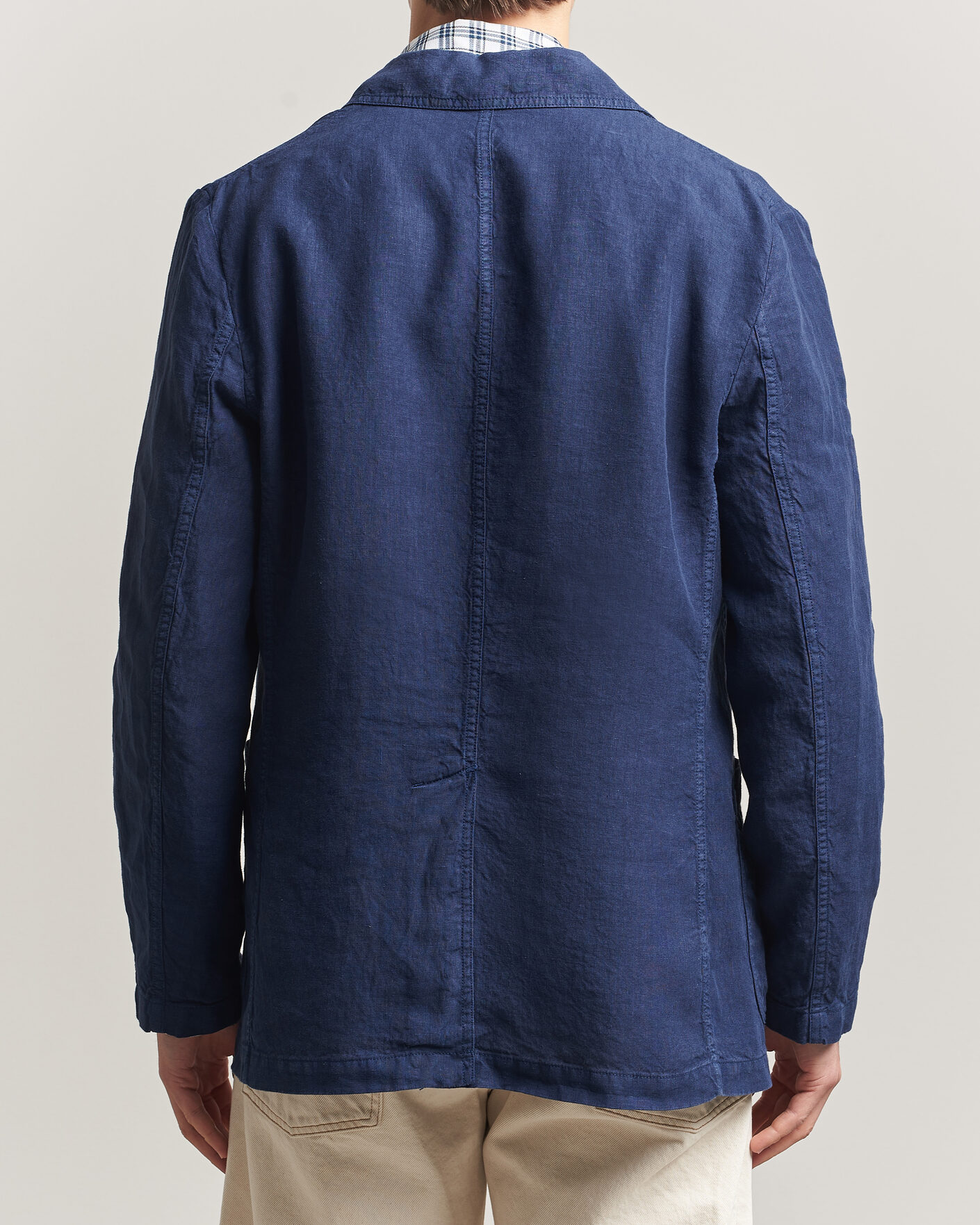 Herre | Dressjakker | Aspesi | Samuraki Linen Blazer Navy