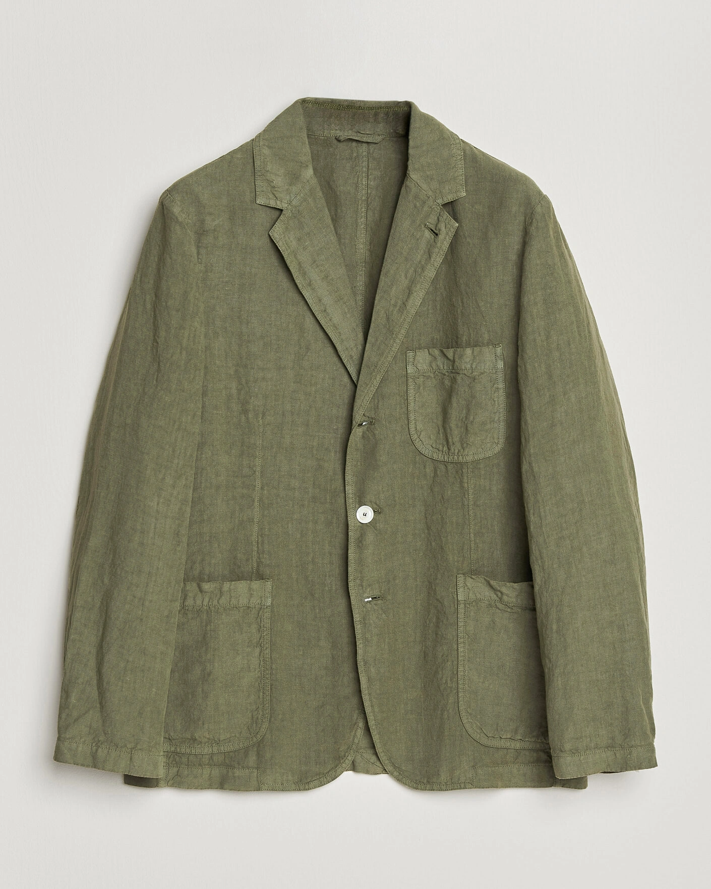 Herre | Dressjakker | Aspesi | Samuraki Linen Blazer Military