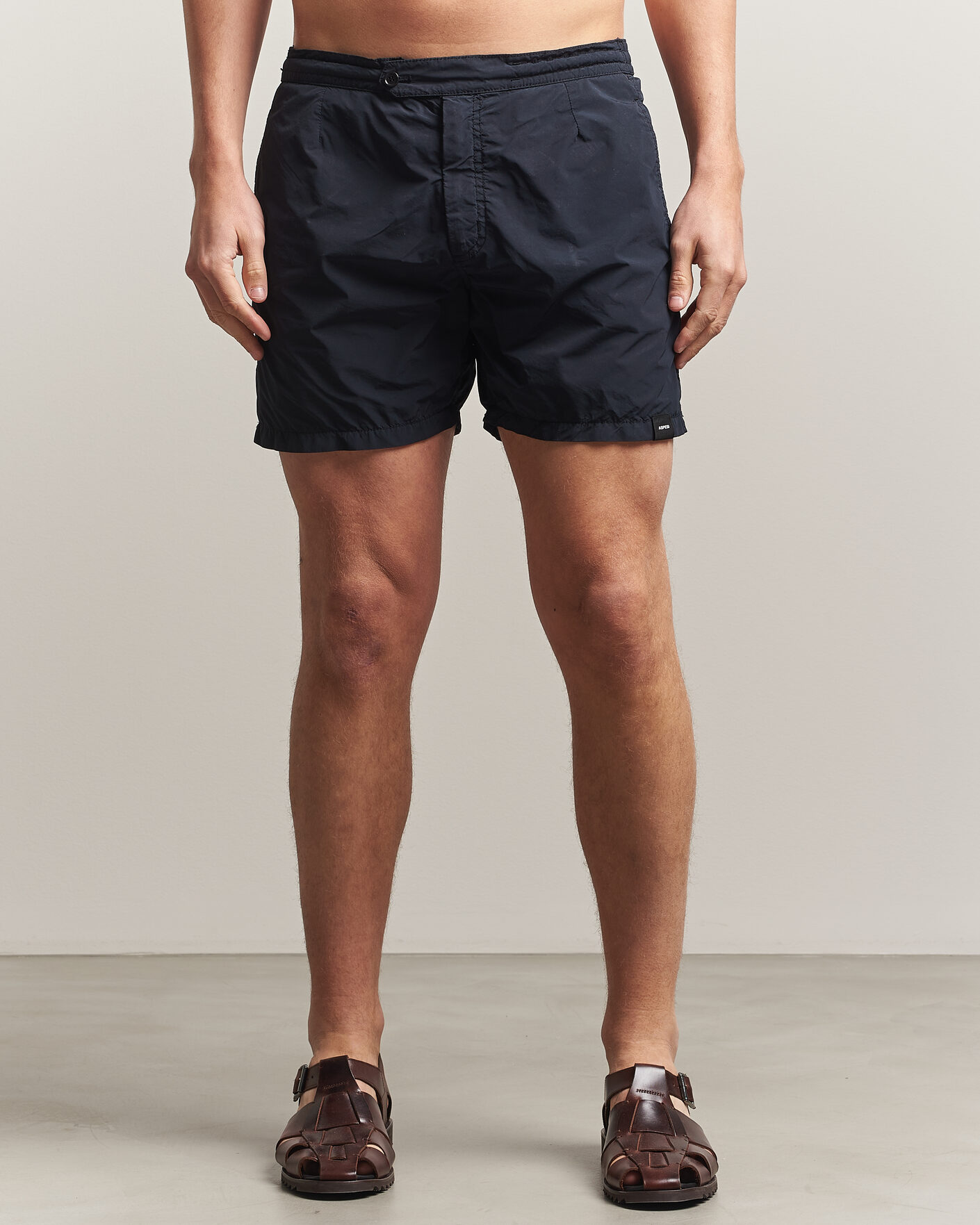 Herre | Badeshorts | Aspesi | Caprese Nylon Swim Trunks Navy