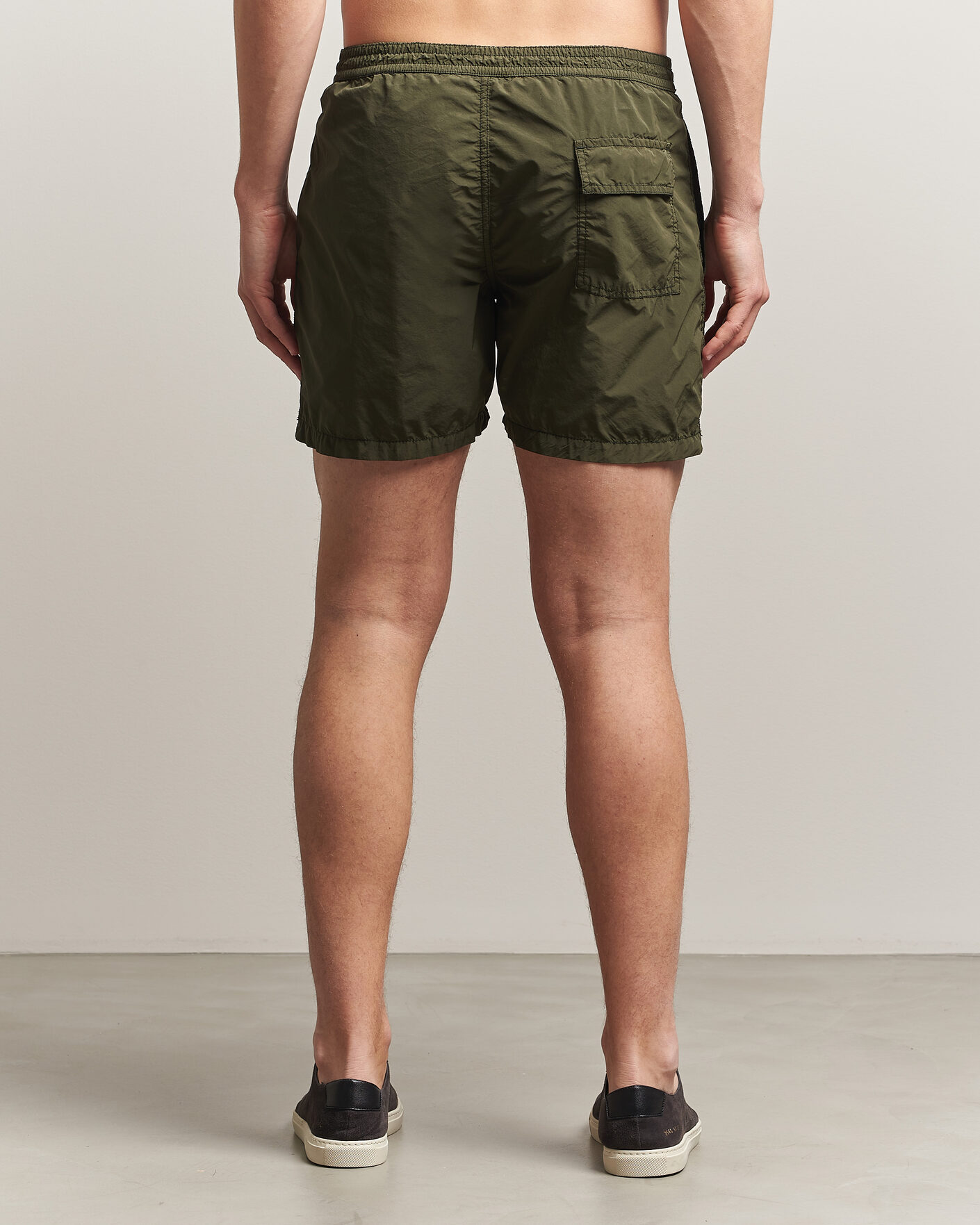 Herre | Badeshorts | Aspesi | Caprese Nylon Swim Trunks Military