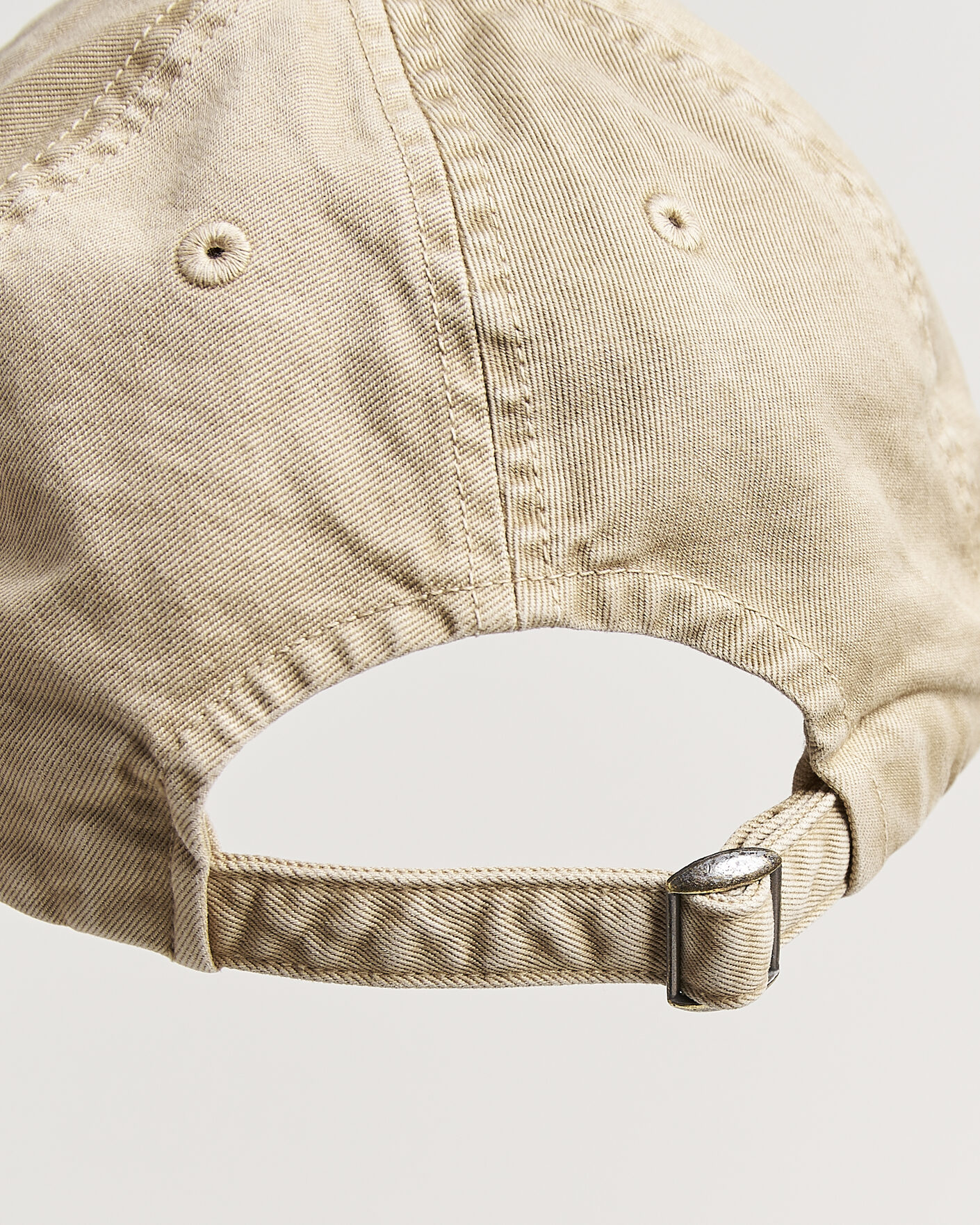 Herre | Hatter og capser | Auralee | Garment Dyed Finx Baseball Cap Light Beige