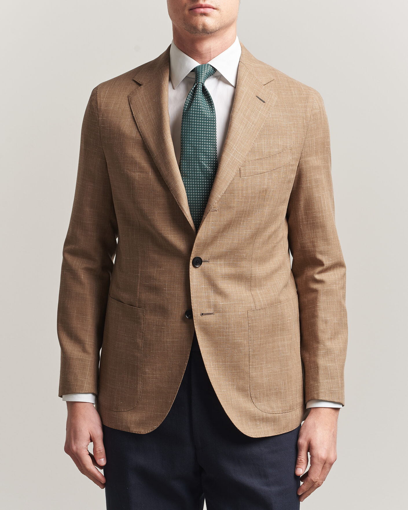 Herre | Dressjakker | Caruso | Aida Wool/Silk Blazer Brown