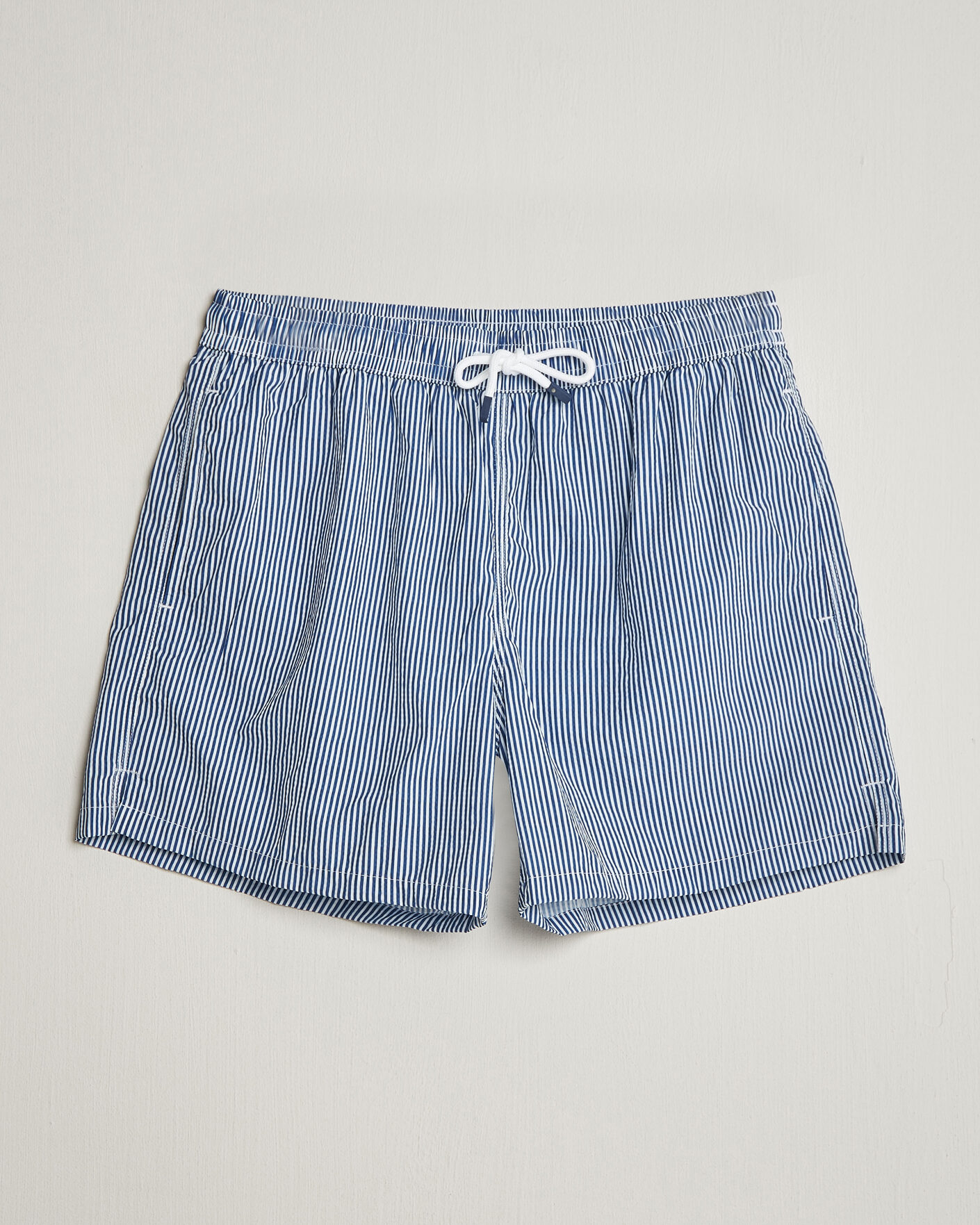 Herre | Badeshorts | Fedeli | Madeira Swim Trunk Blue Stripes