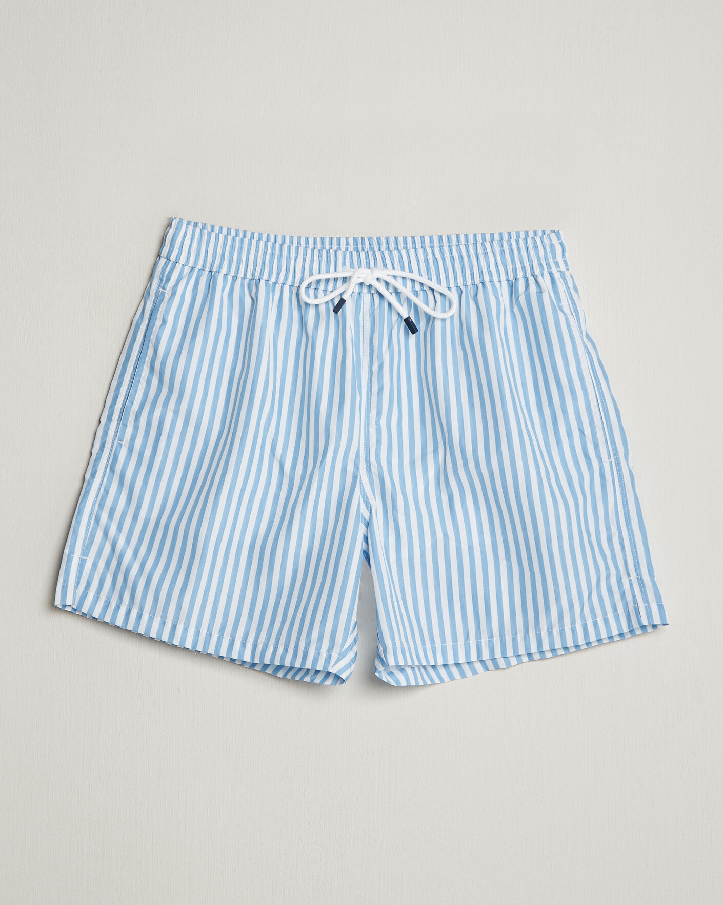 Herre | Badeshorts | Fedeli | Madeira Swim Trunk Wide Blue Stripes
