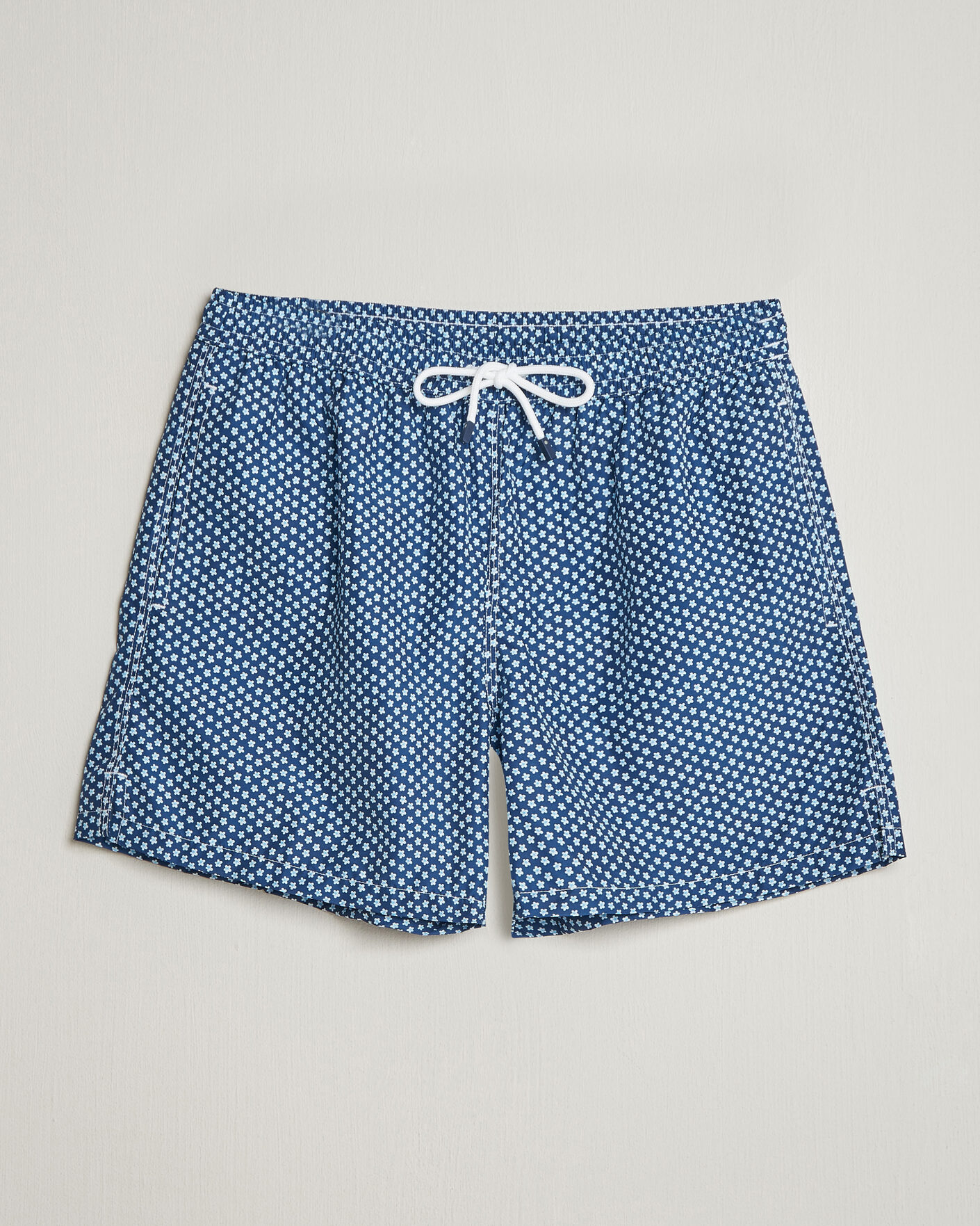 Herre | Badeshorts | Fedeli | Madeira Swim Trunk Blue Flowers