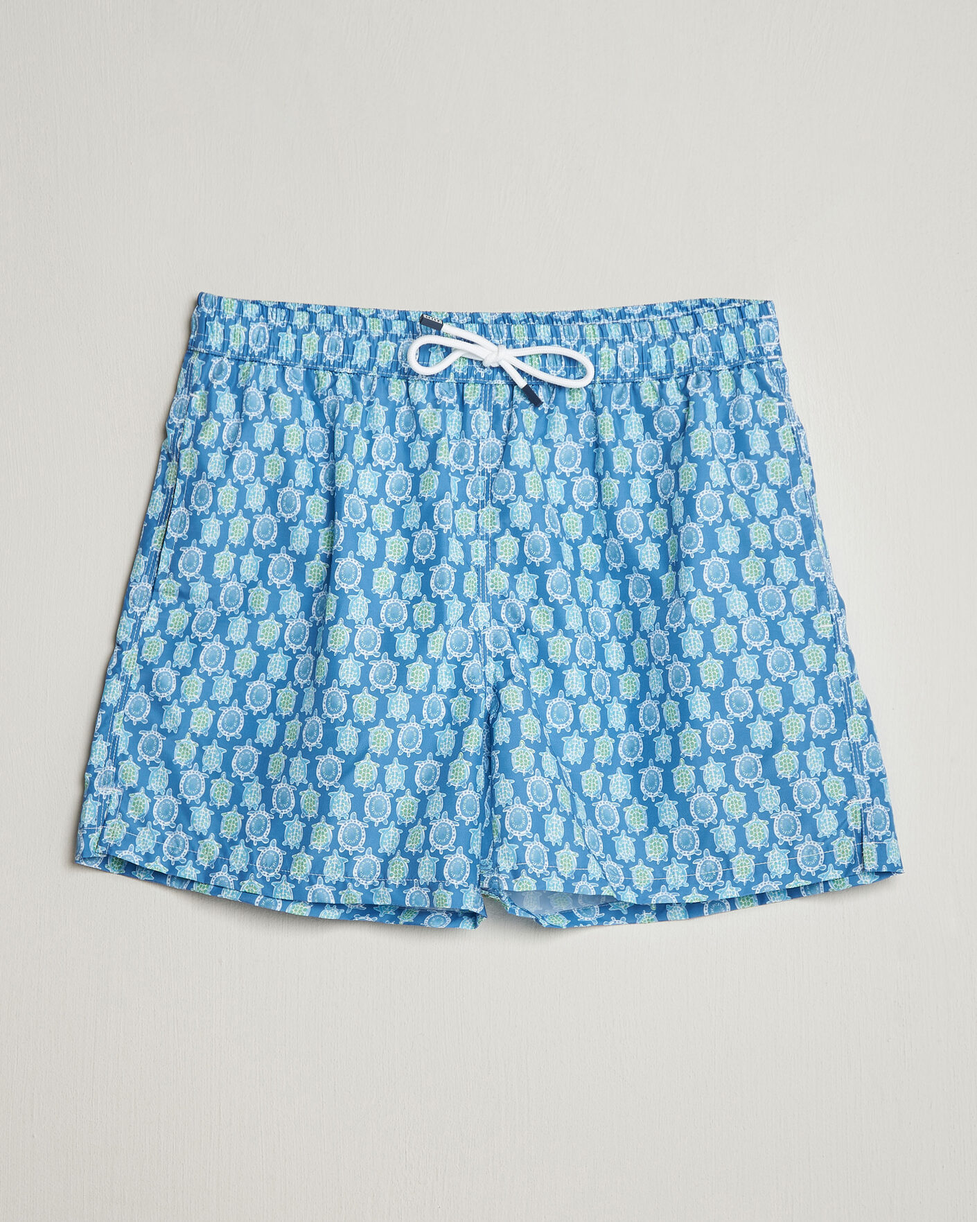 Herre | Badeshorts | Fedeli | Madeira Swim Trunk Blue Turtles