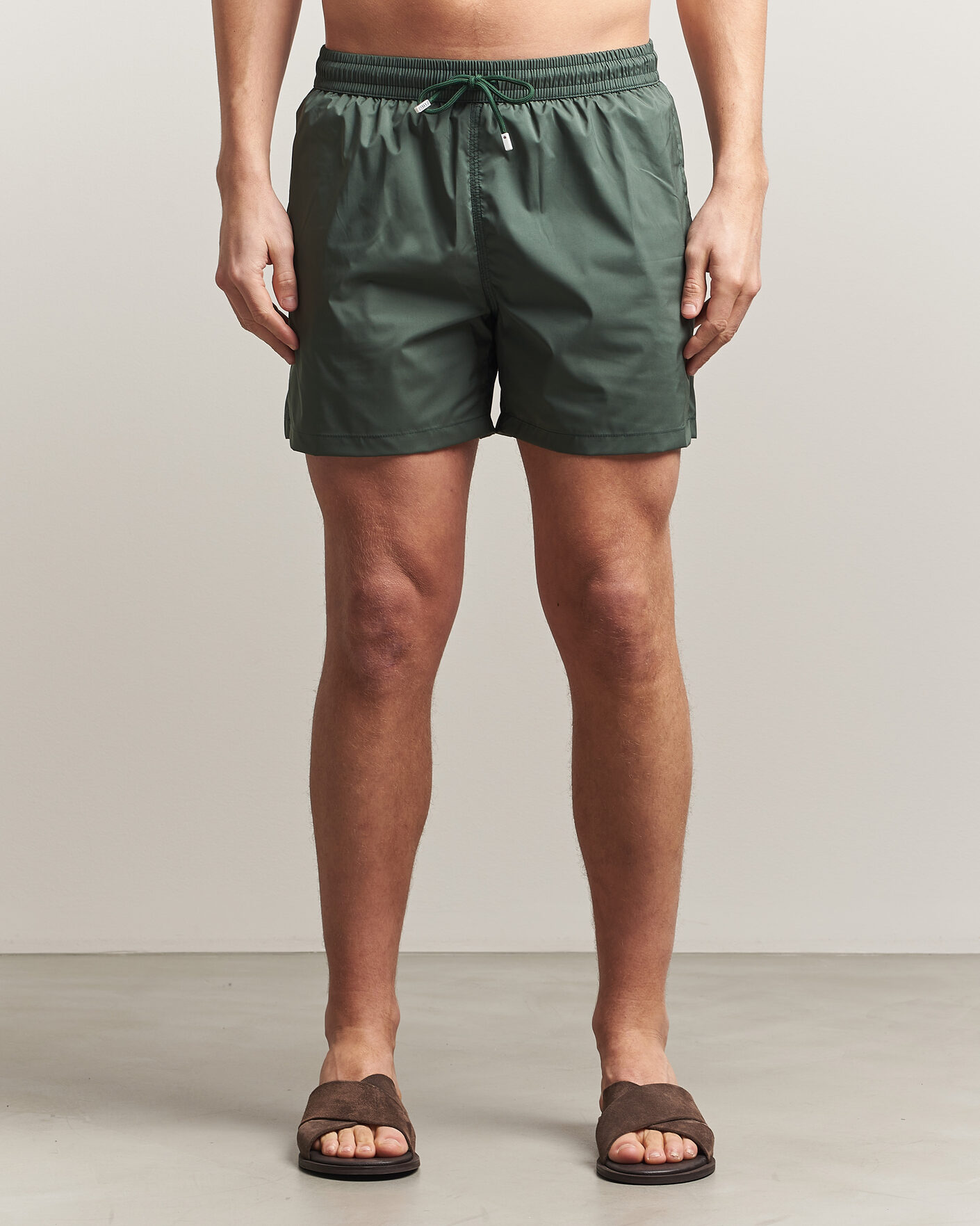 Herre | Badeshorts | Fedeli | Madeira Swim Trunk Dark Green