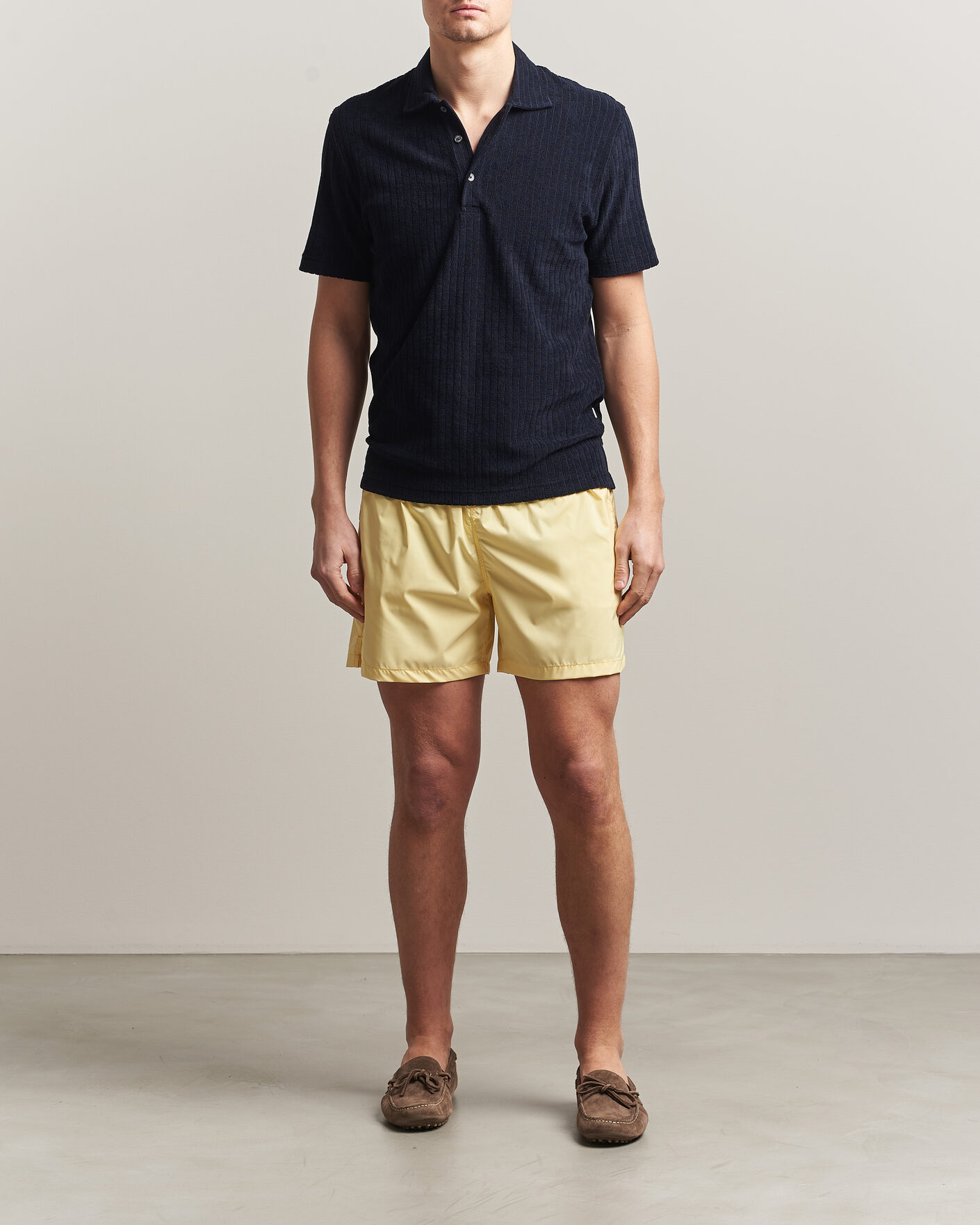 Herre | Pikéer | Fedeli | Rib Terry Polo Navy