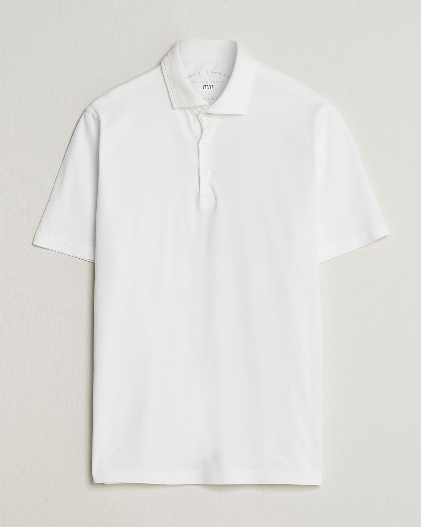 Herre | Pikéer | Fedeli | Zero Organic Cotton Polo White