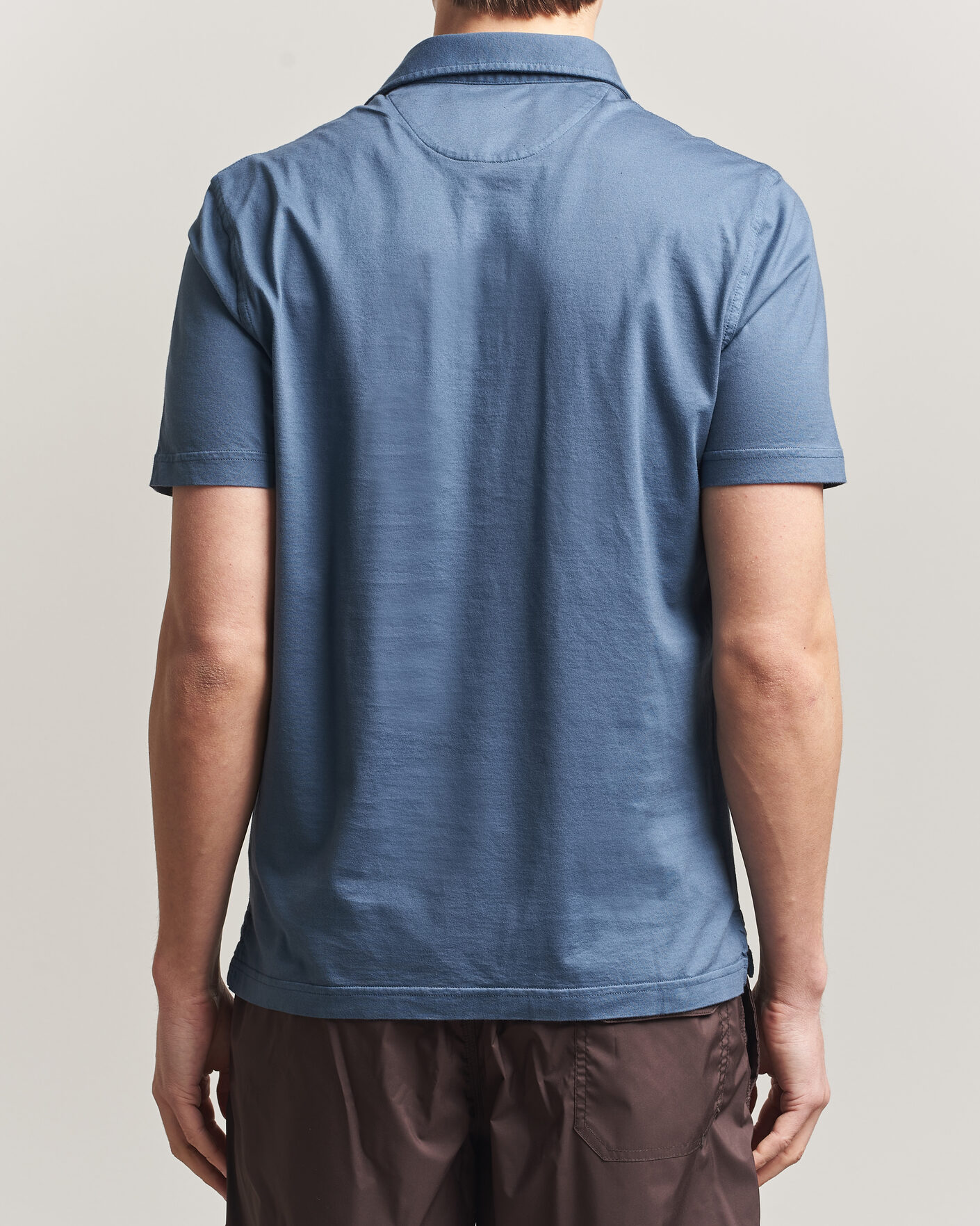 Herre | Pikéer | Fedeli | Zero Organic Cotton Polo Steel Blue