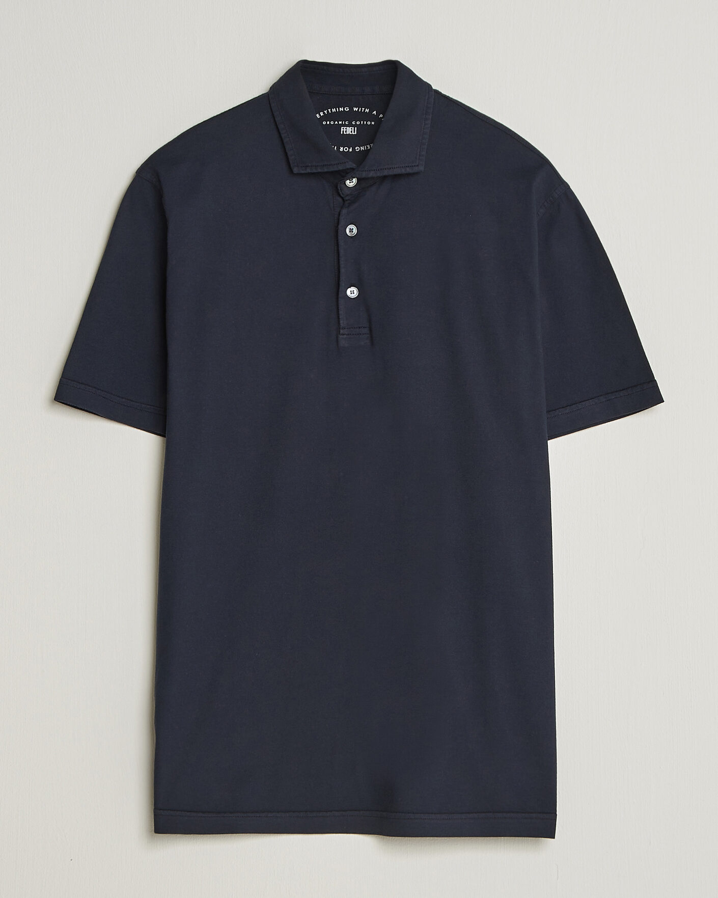 Herre | Pikéer | Fedeli | Zero Organic Cotton Polo Navy