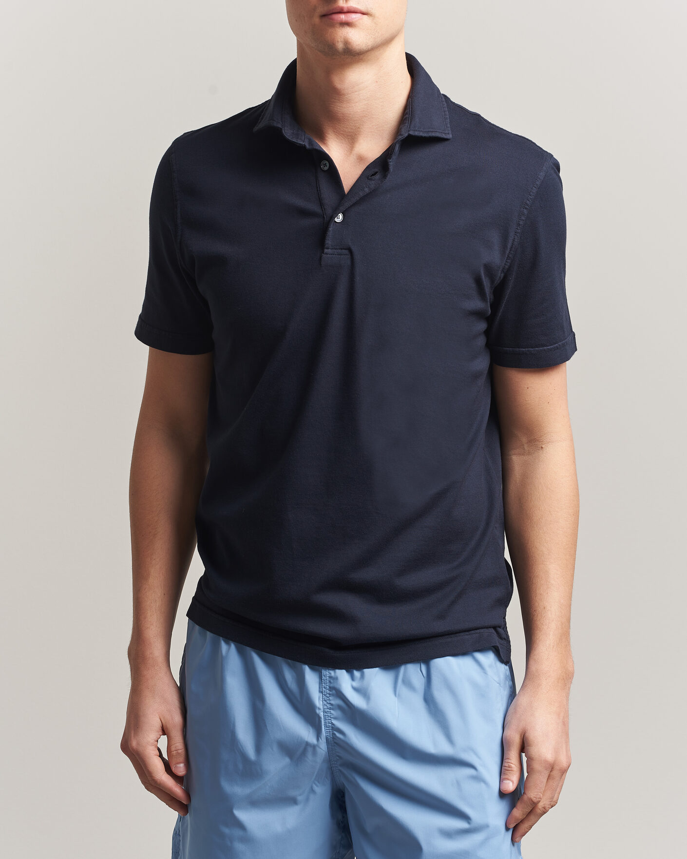 Herre | Pikéer | Fedeli | Zero Organic Cotton Polo Navy