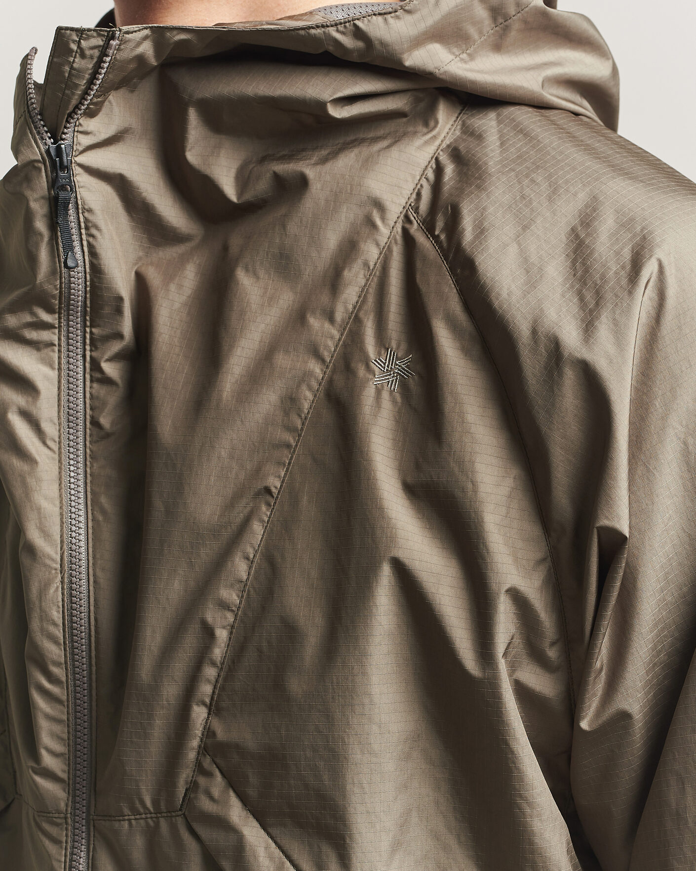 Herre | Jakker | Goldwin | Rip Stop Hooded Jacket Sand
