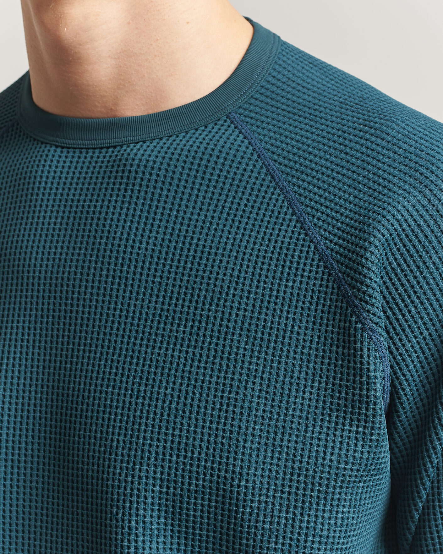 Herre | T-Shirts | Goldwin | WF Light Long Sleeve T-Shirt Kokiran Green