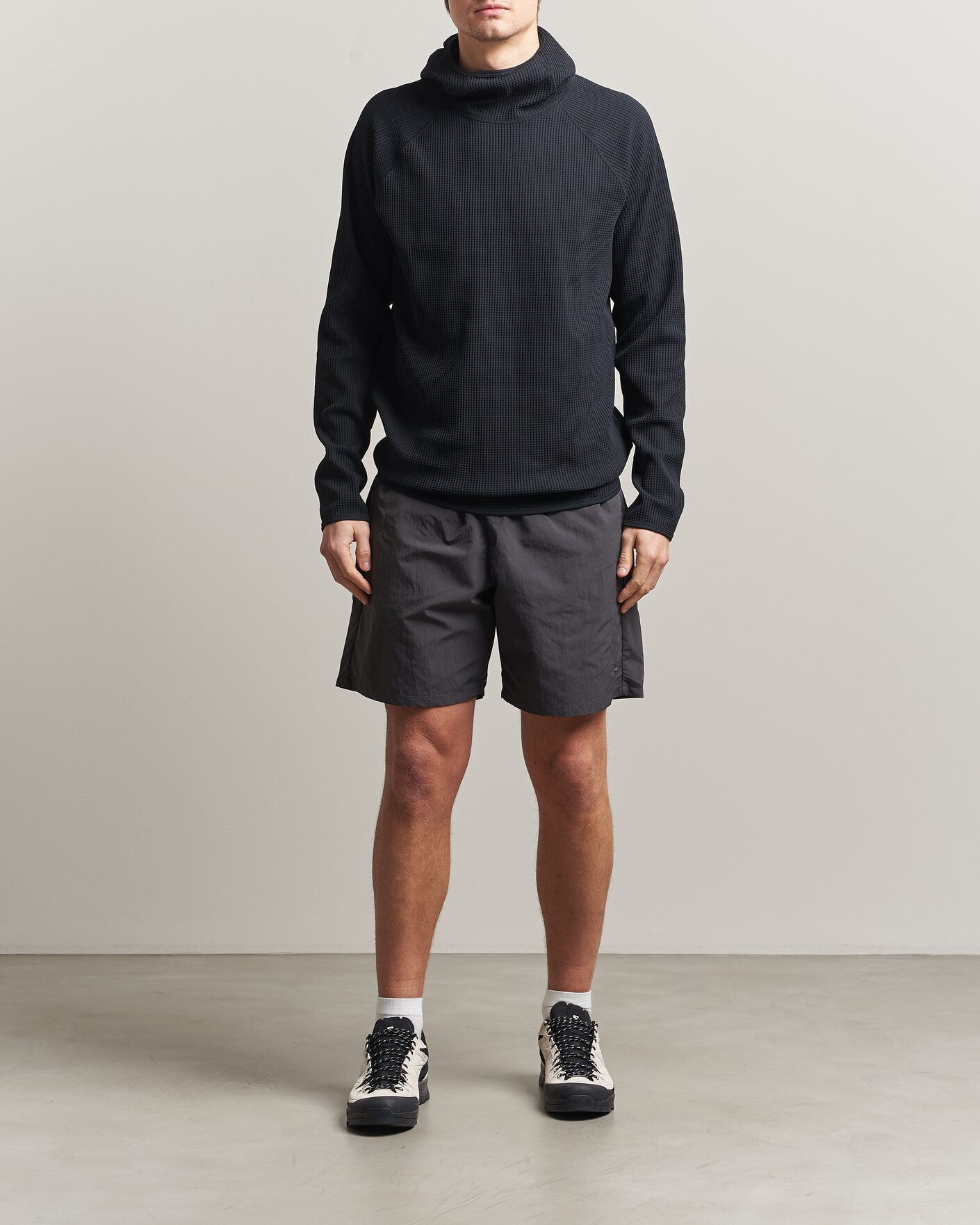 Herre | Gensere | Goldwin | WF Light Long Sleeve Hoodie Black