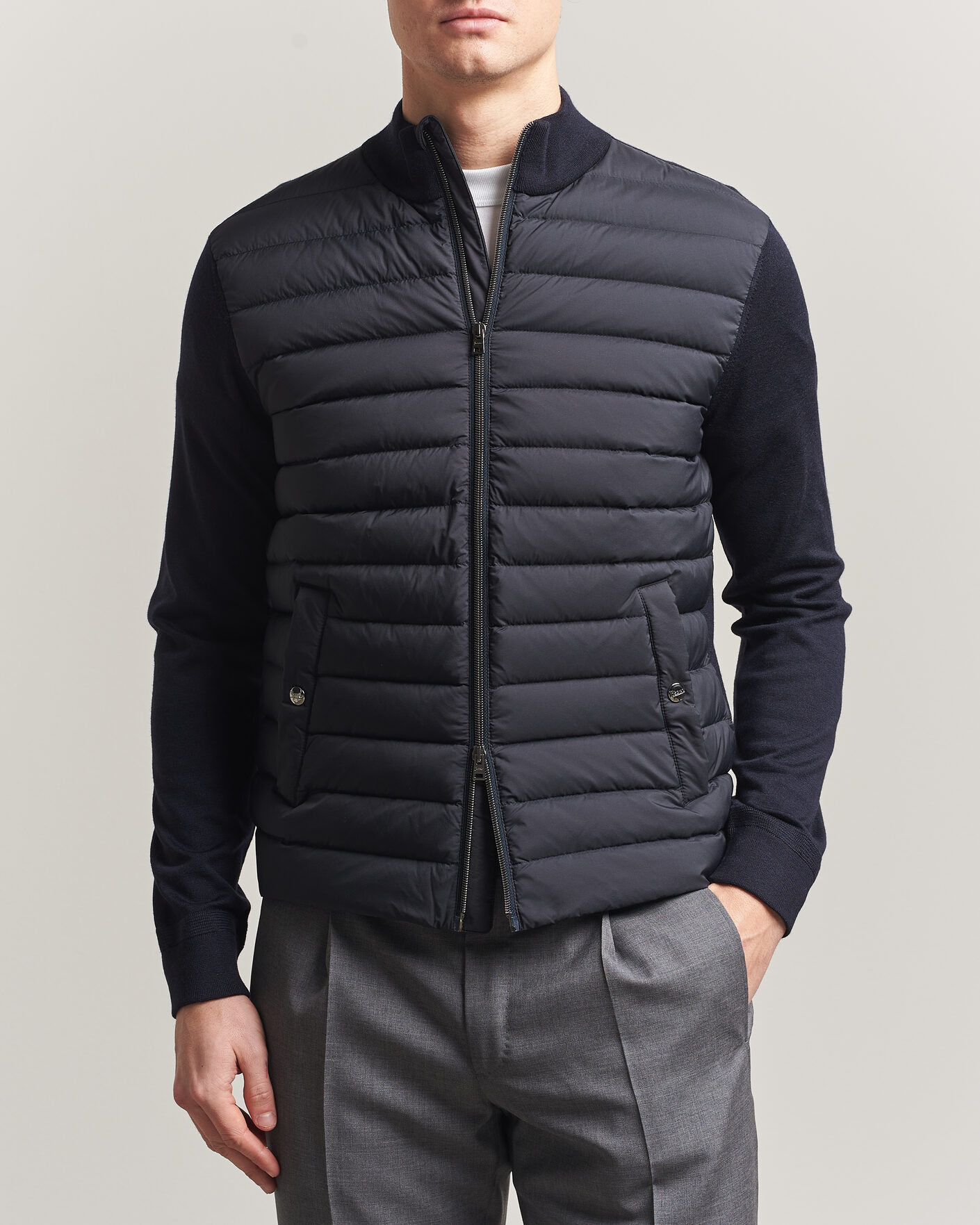 Herre | Jakker | Herno | Luxury Hybrid Jacket Navy