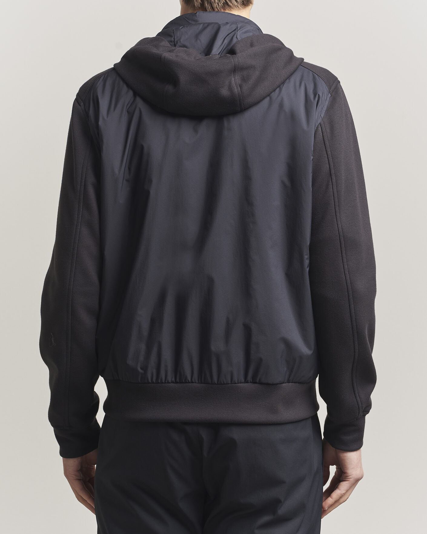 Herre | Jakker | Herno | Hooded Hybrid Jacket Navy