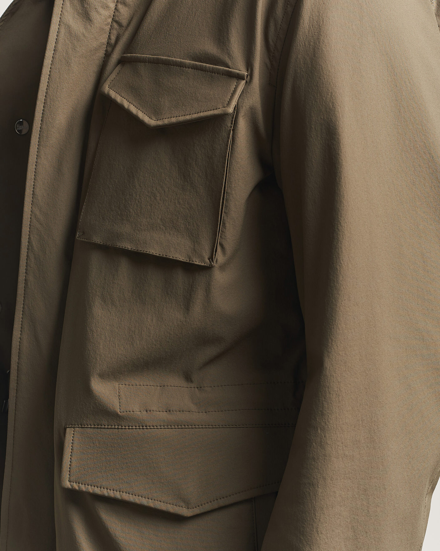 Herre | Jakker | Herno | Soft Nylon Field Jacket Military