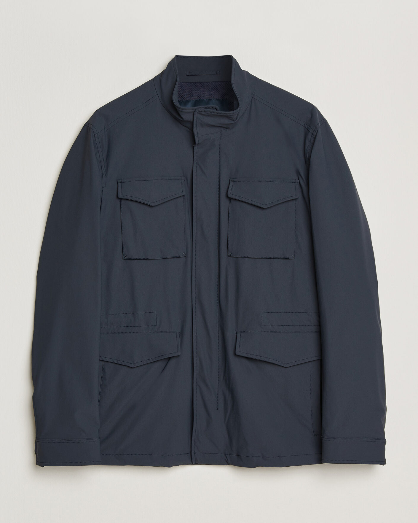 Herre | Jakker | Herno | Soft Nylon Field Jacket Navy