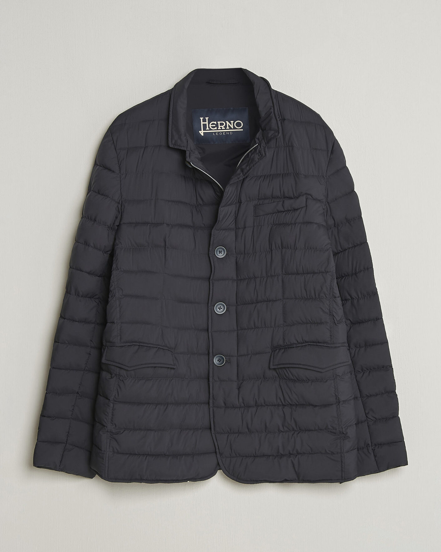 Herre | Jakker | Herno | Nuage Matt Nylon Blazer Navy