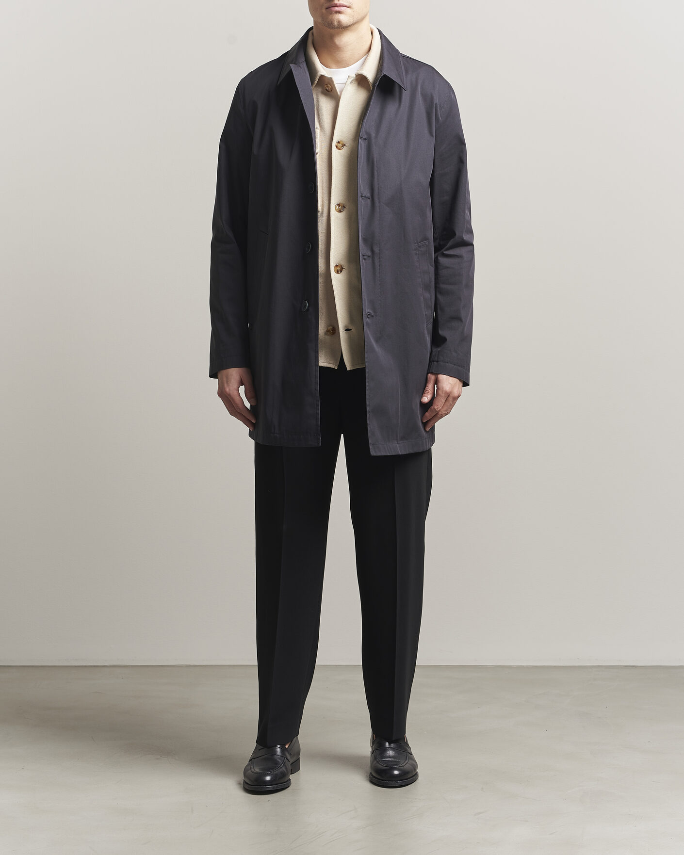 Herre | Jakker | Herno | Cotton Car Coat Navy