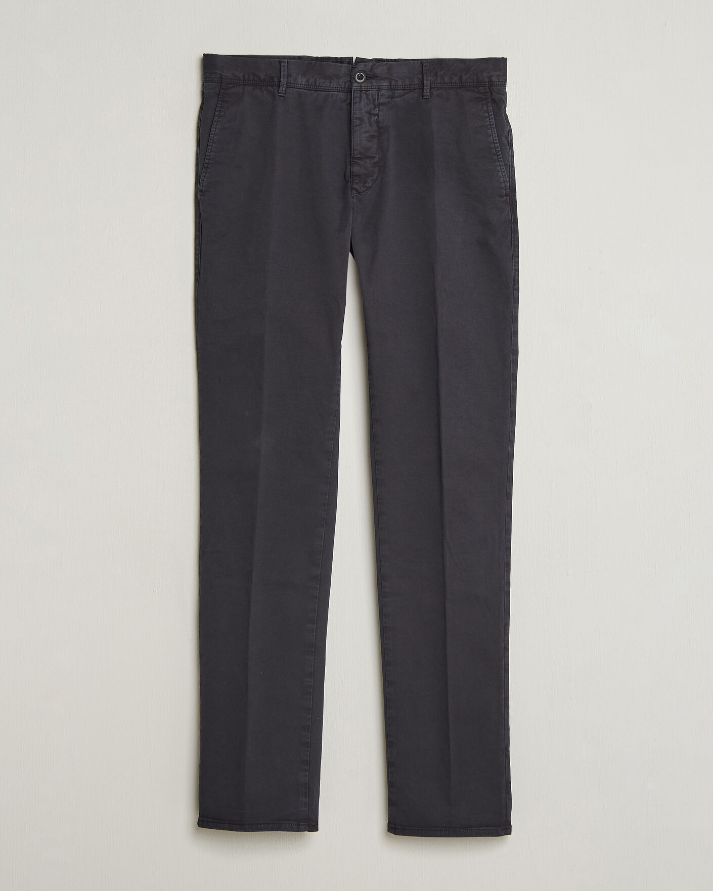 Herre | Bukser | Incotex | Slim Fit Garment Dyed Slacks Navy