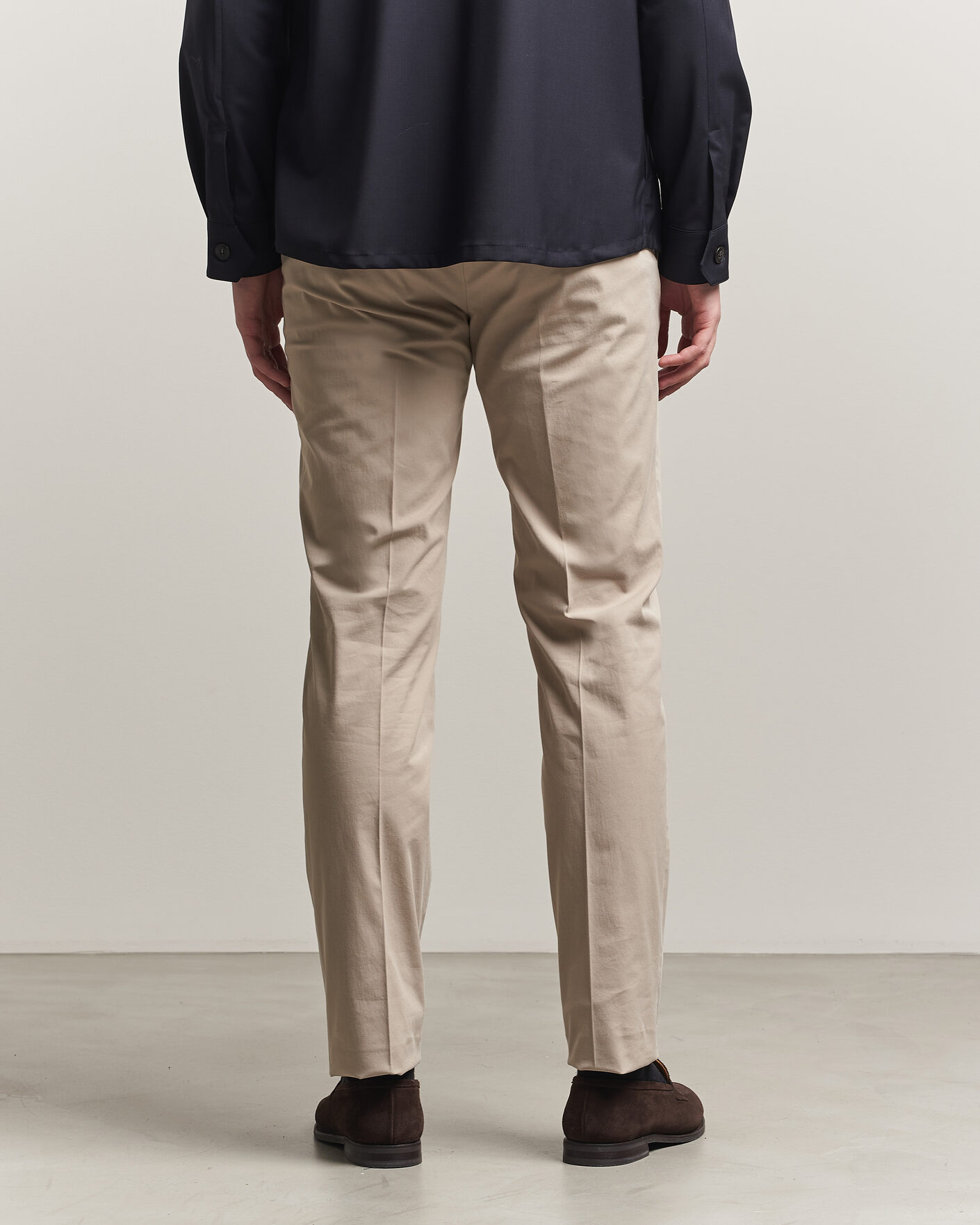 Herre | Bukser | Incotex | Regular Fit Comfort Chinos Sand