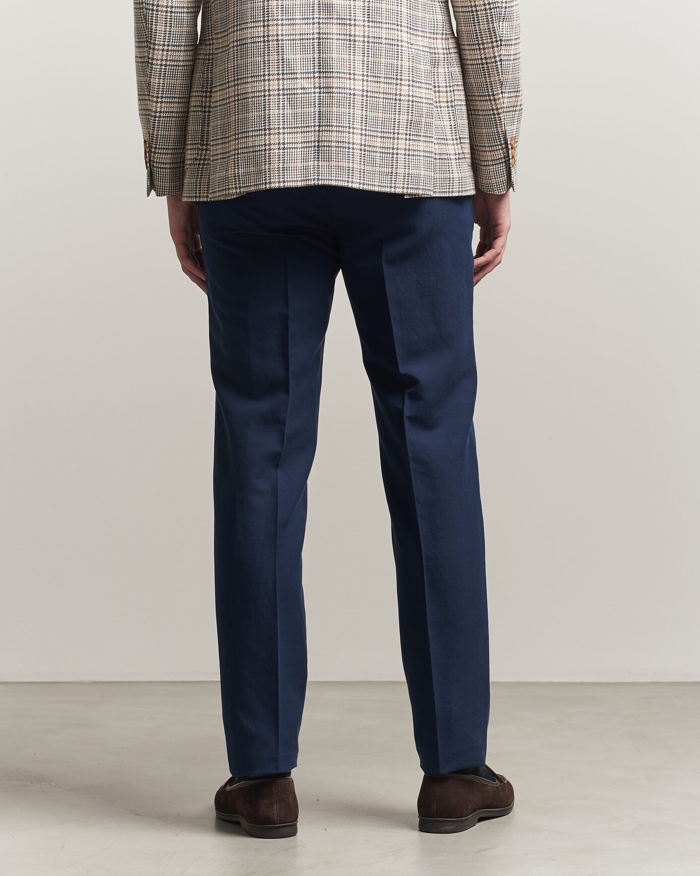 Herre | Bukser | Incotex | Regular Fit Chinolino Trousers Navy