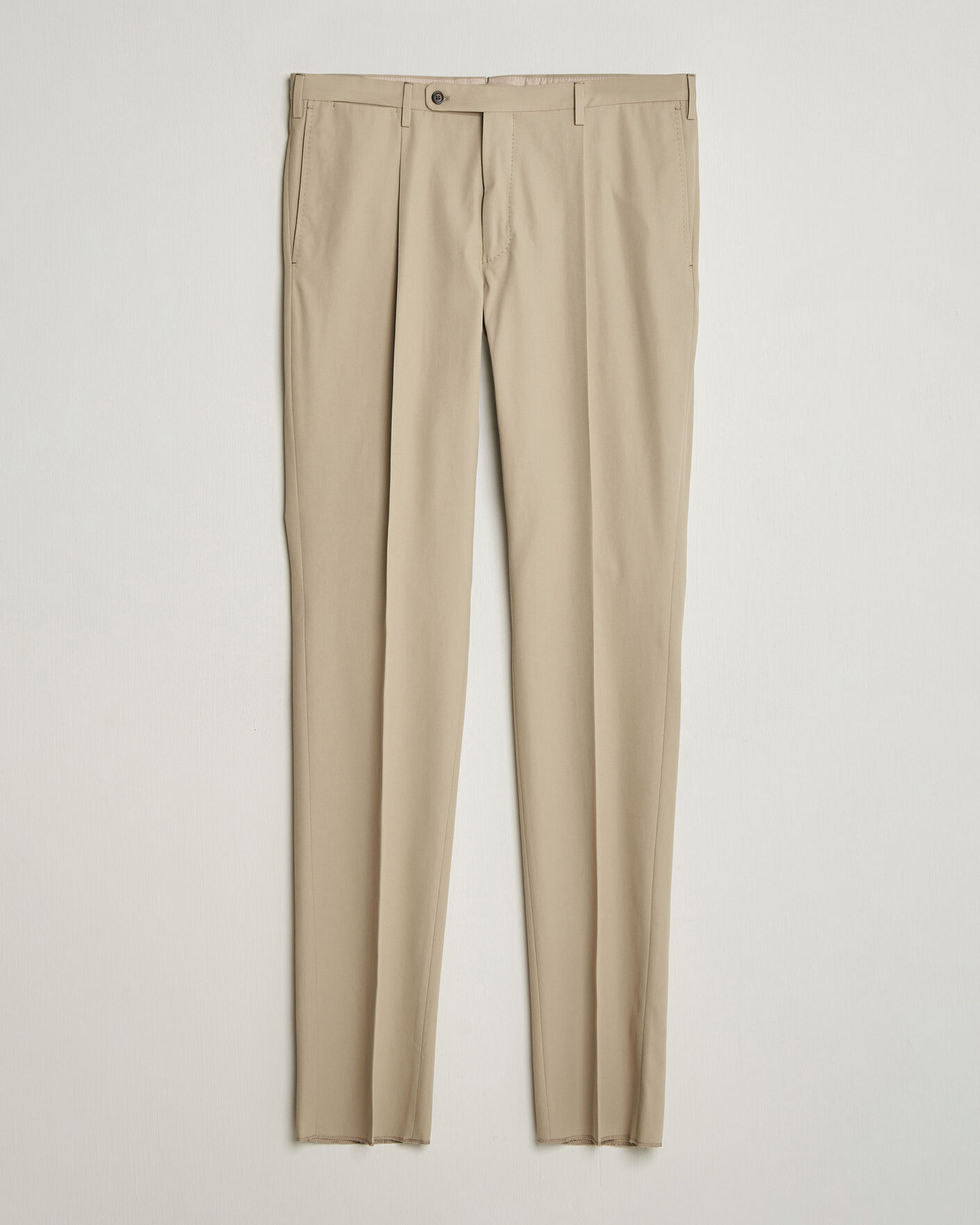 Herre | Bukser | Incotex | Ice Cotton Twill Pants Sand