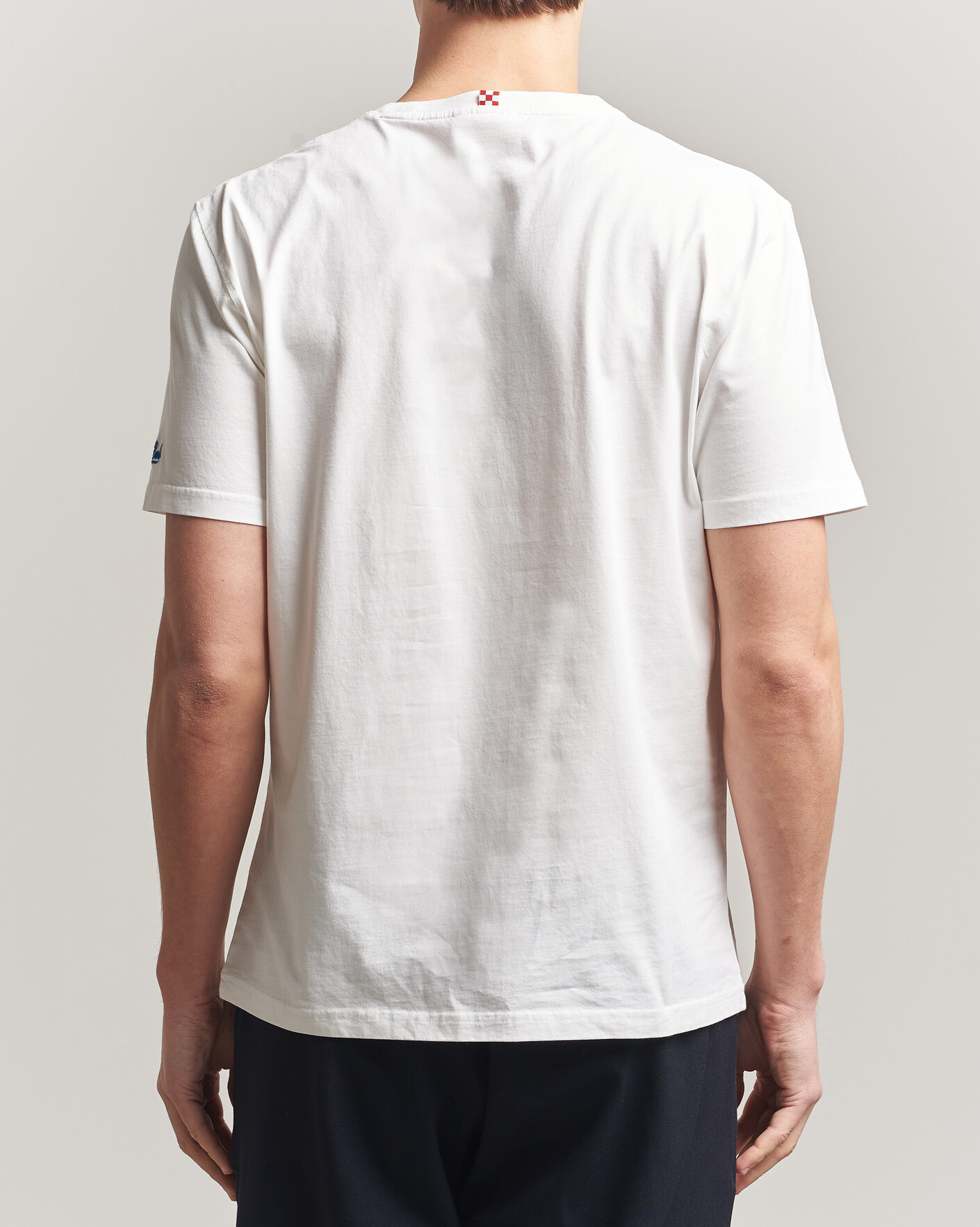 Herre | T-Shirts | MC2 Saint Barth | Printed Cotton T-Shirt Ibiscus Car