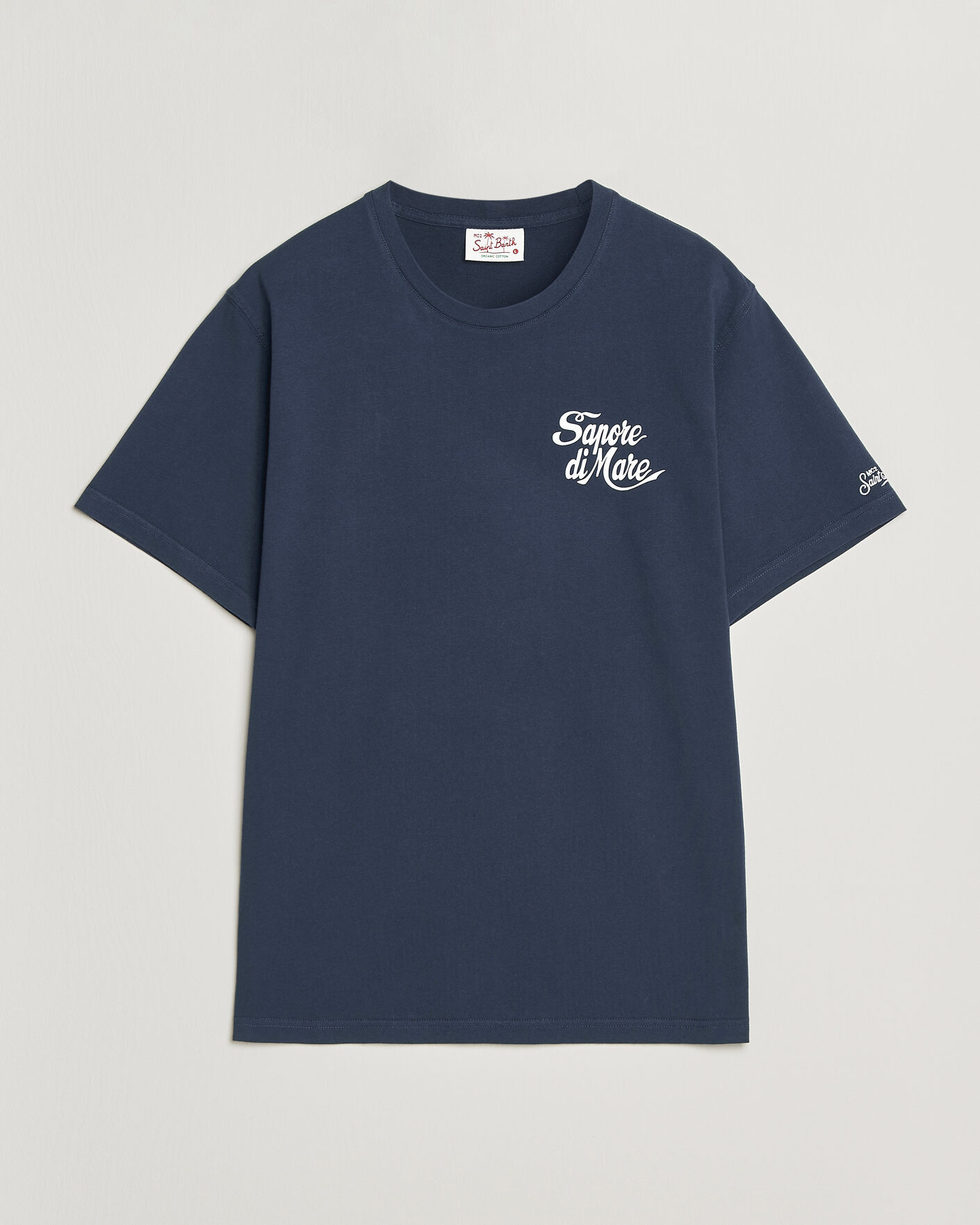 Herre | T-Shirts | MC2 Saint Barth | Printed Cotton T-Shirt Sapore Di Mare